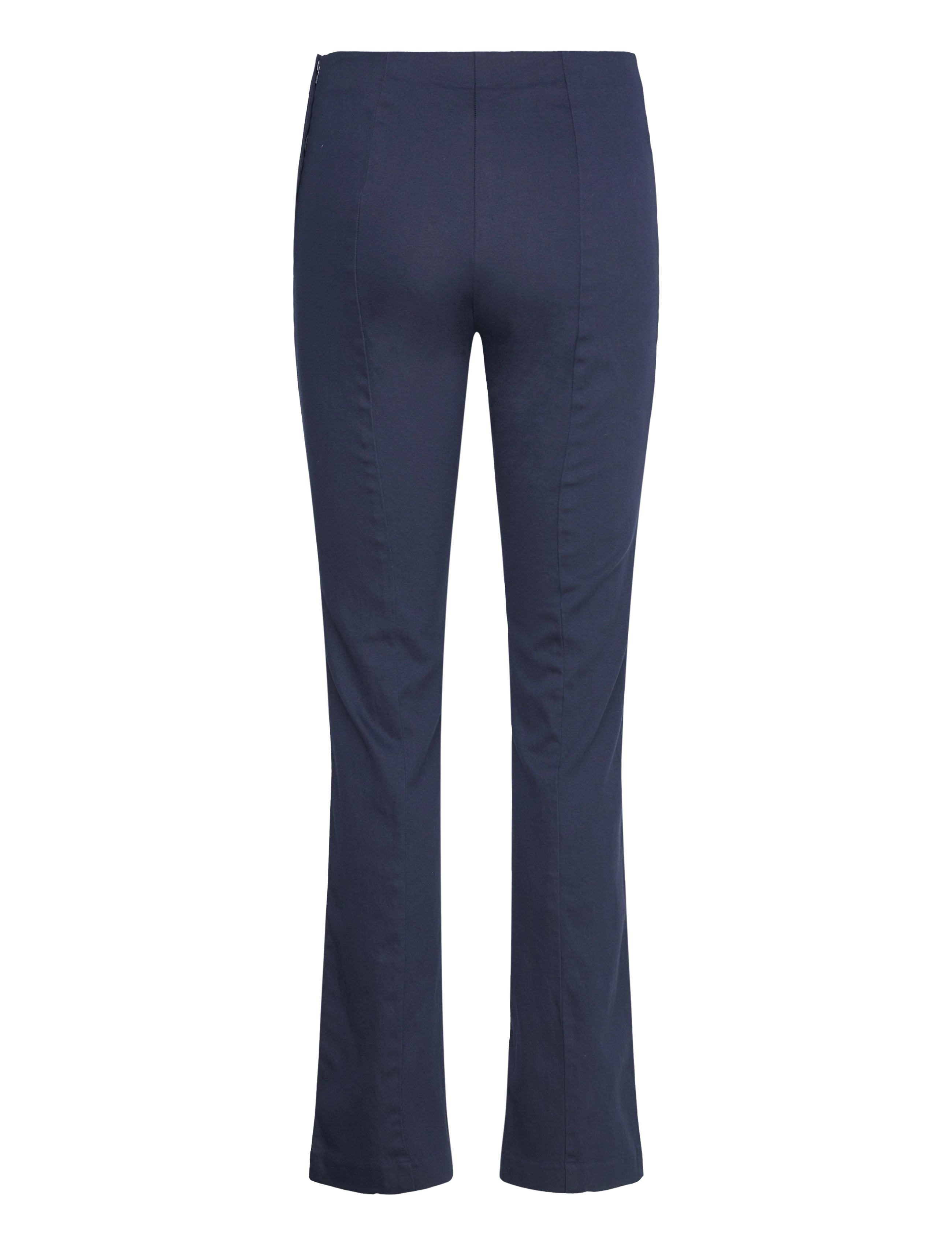 Monki - Regular waist press crease trousers - slim fit trousers - navy - 1