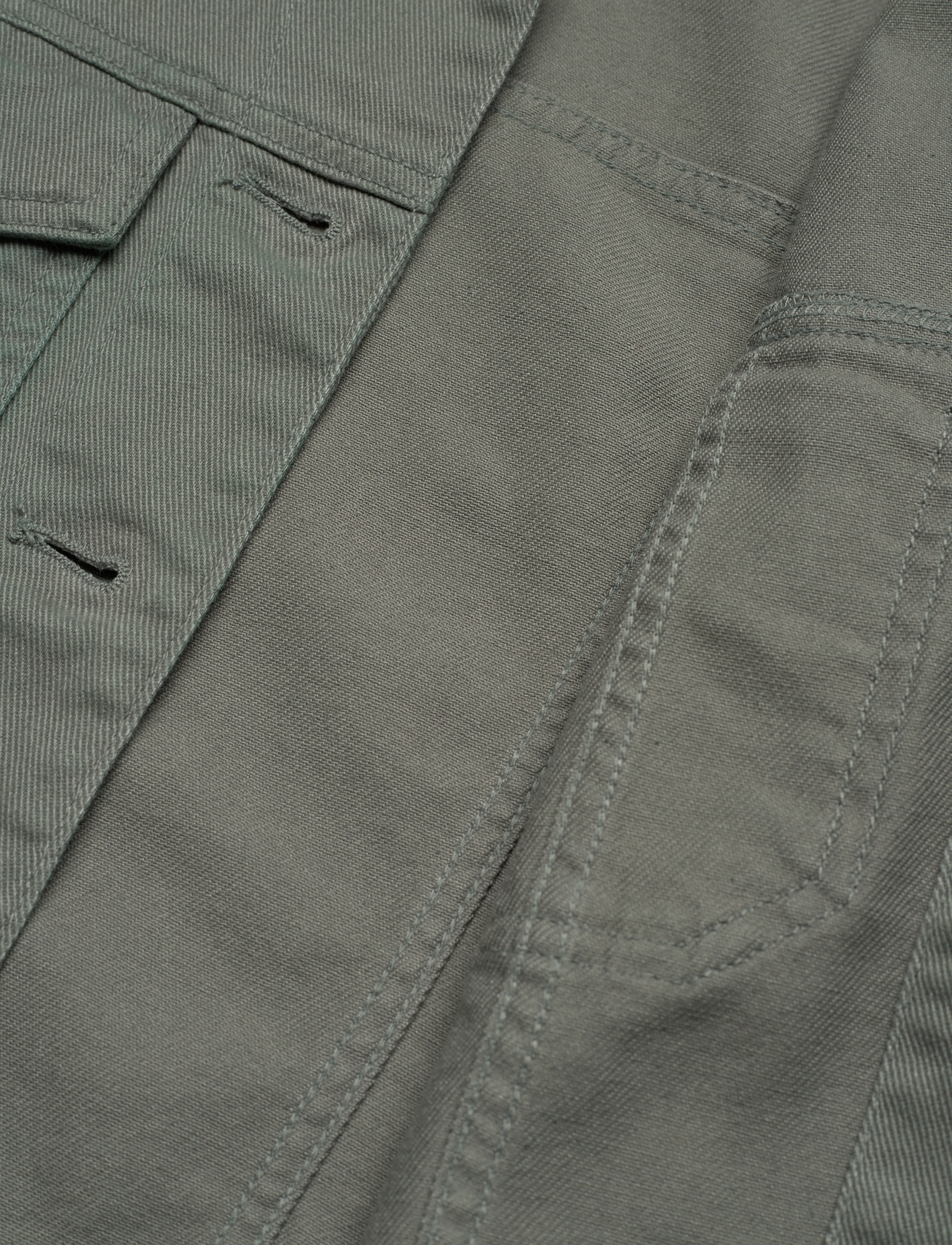 Monki - Cropped Twill Jacket - green - 3