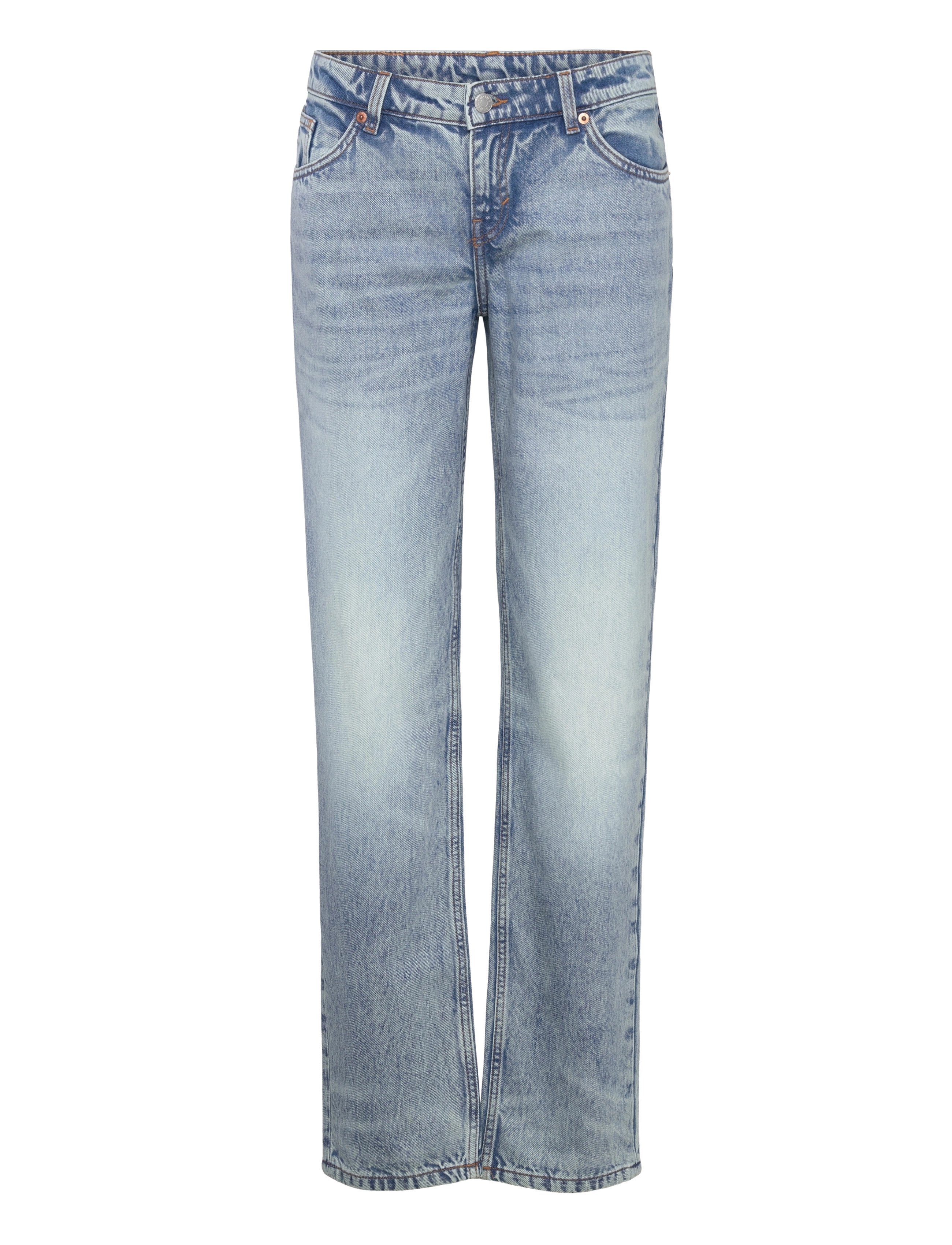 Monki Moop Low Waist Straight Jeans - Tøj - SPACE BLUE / blue
