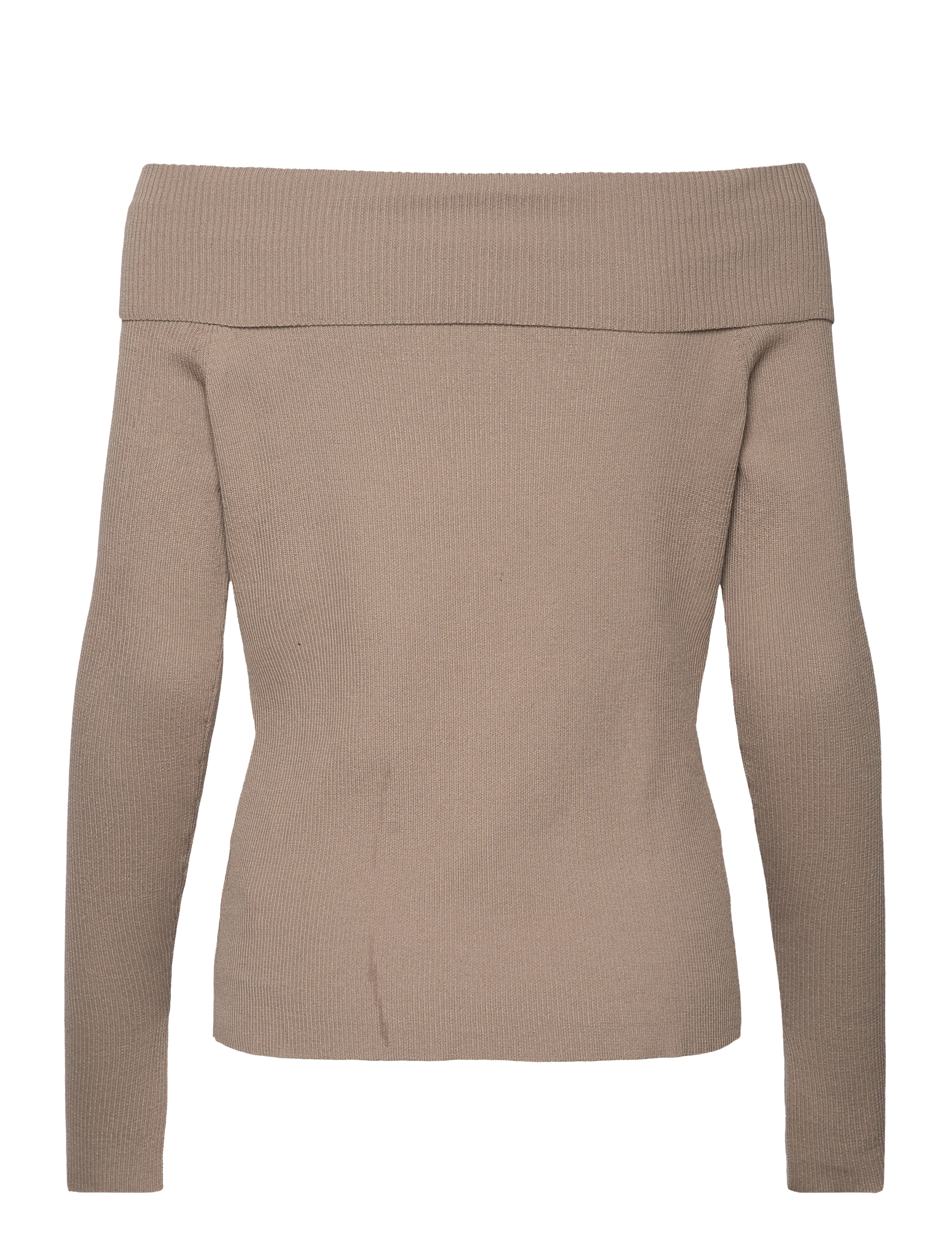 Monki - Off Shoulder Knitted Cardigan - beige - 1