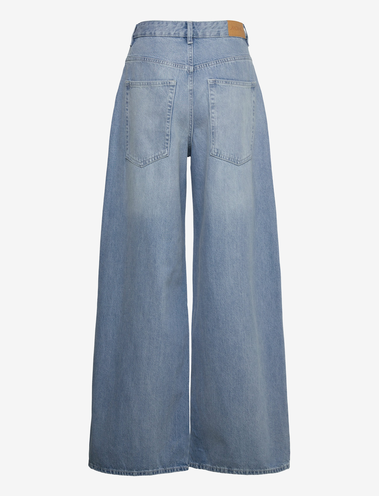 Monki - Giga low waist loose jeans - hosen mit weitem bein - blue - 1