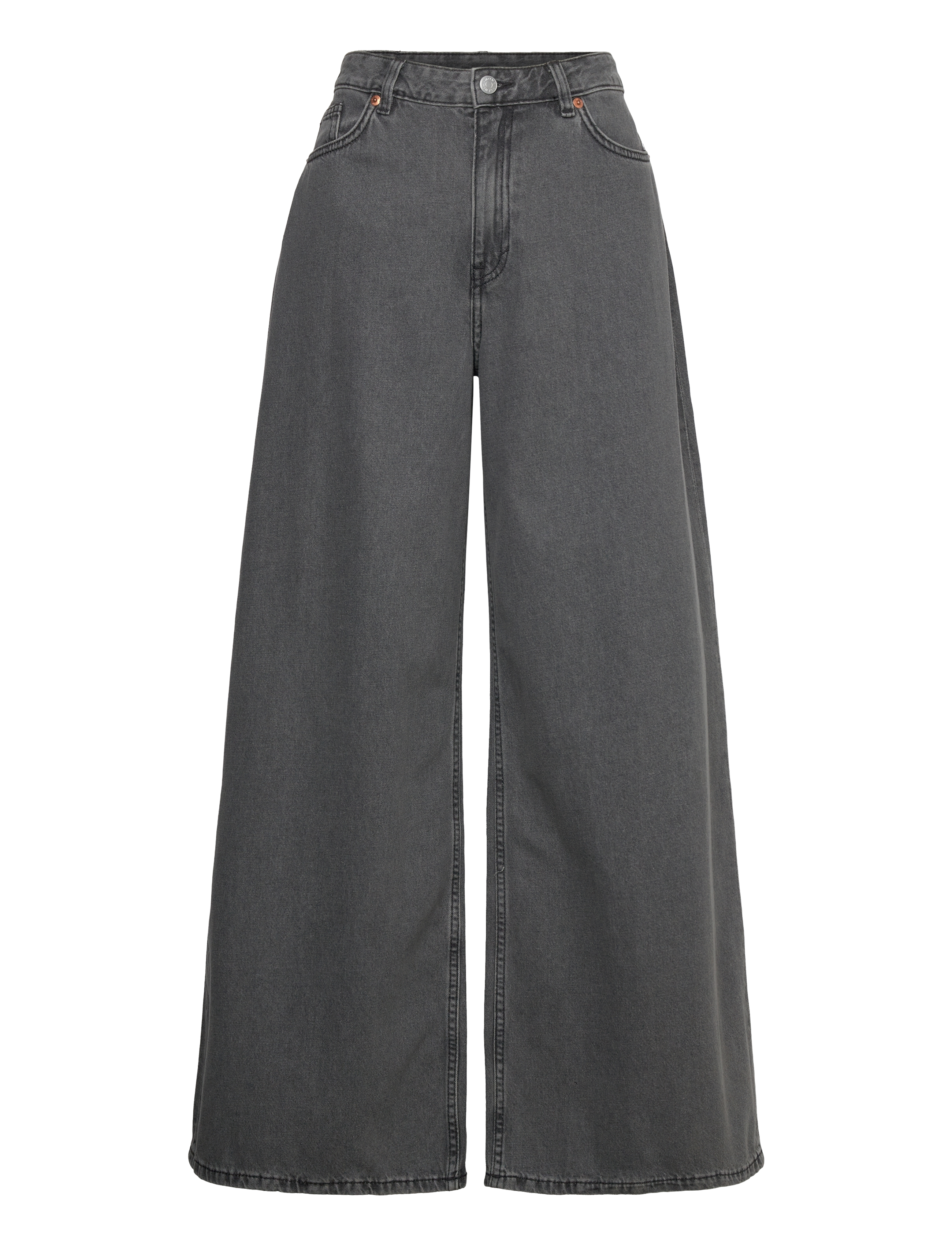 Giga low waist loose jeans - GREY