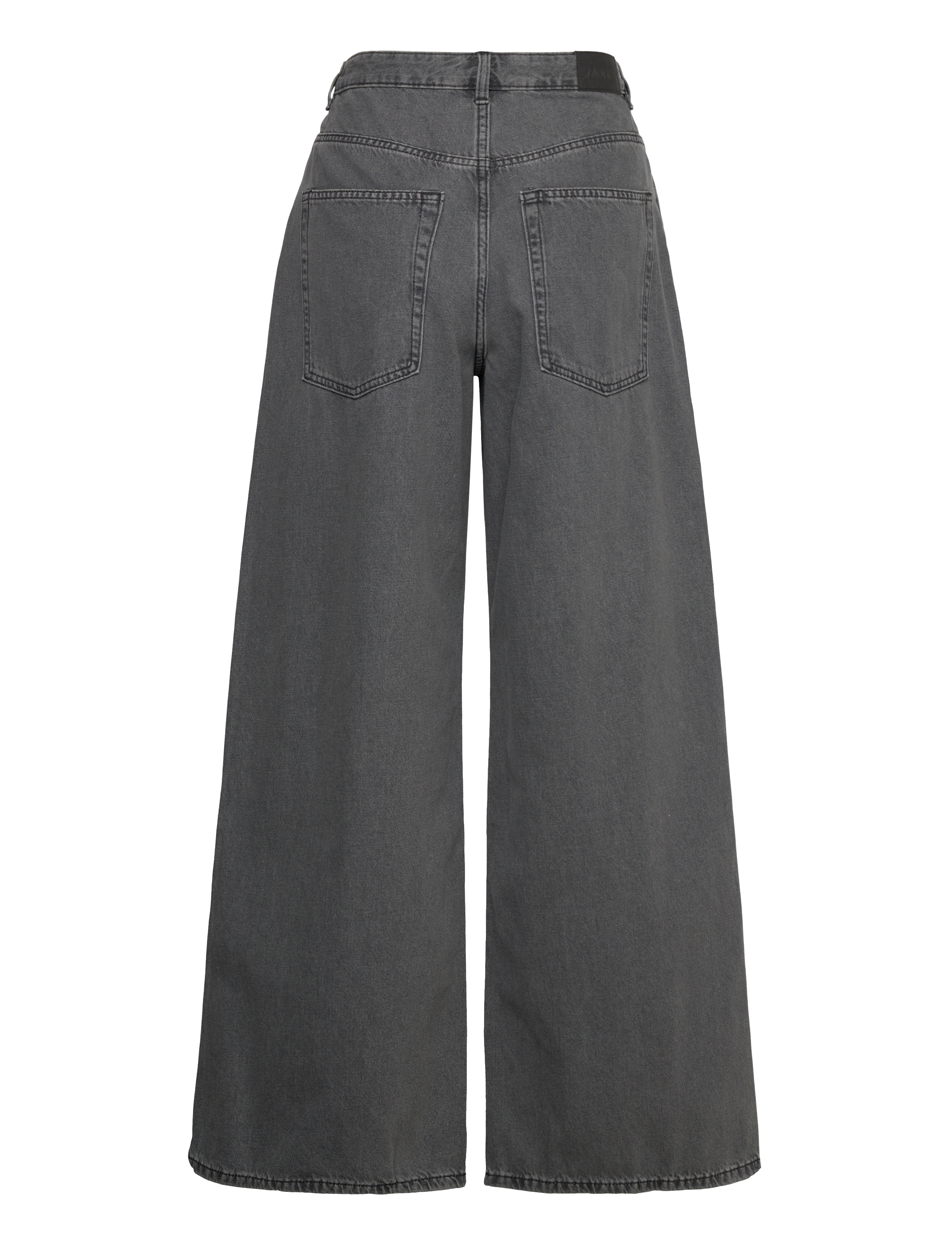Monki - Giga low waist loose jeans - brede jeans - grey - 1