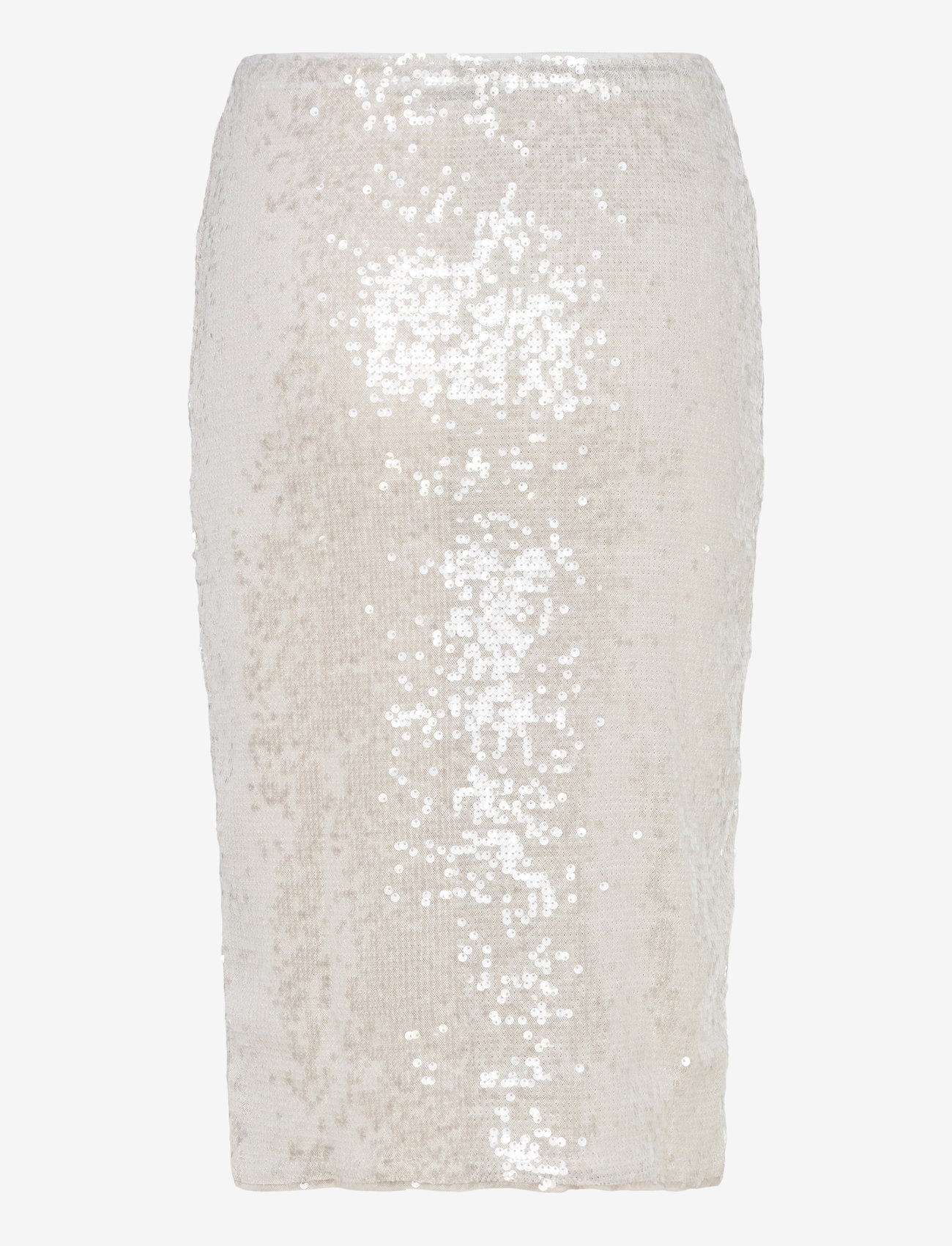Monki - Midi Sequin Skirt - pailletten-röcke - beige - 1