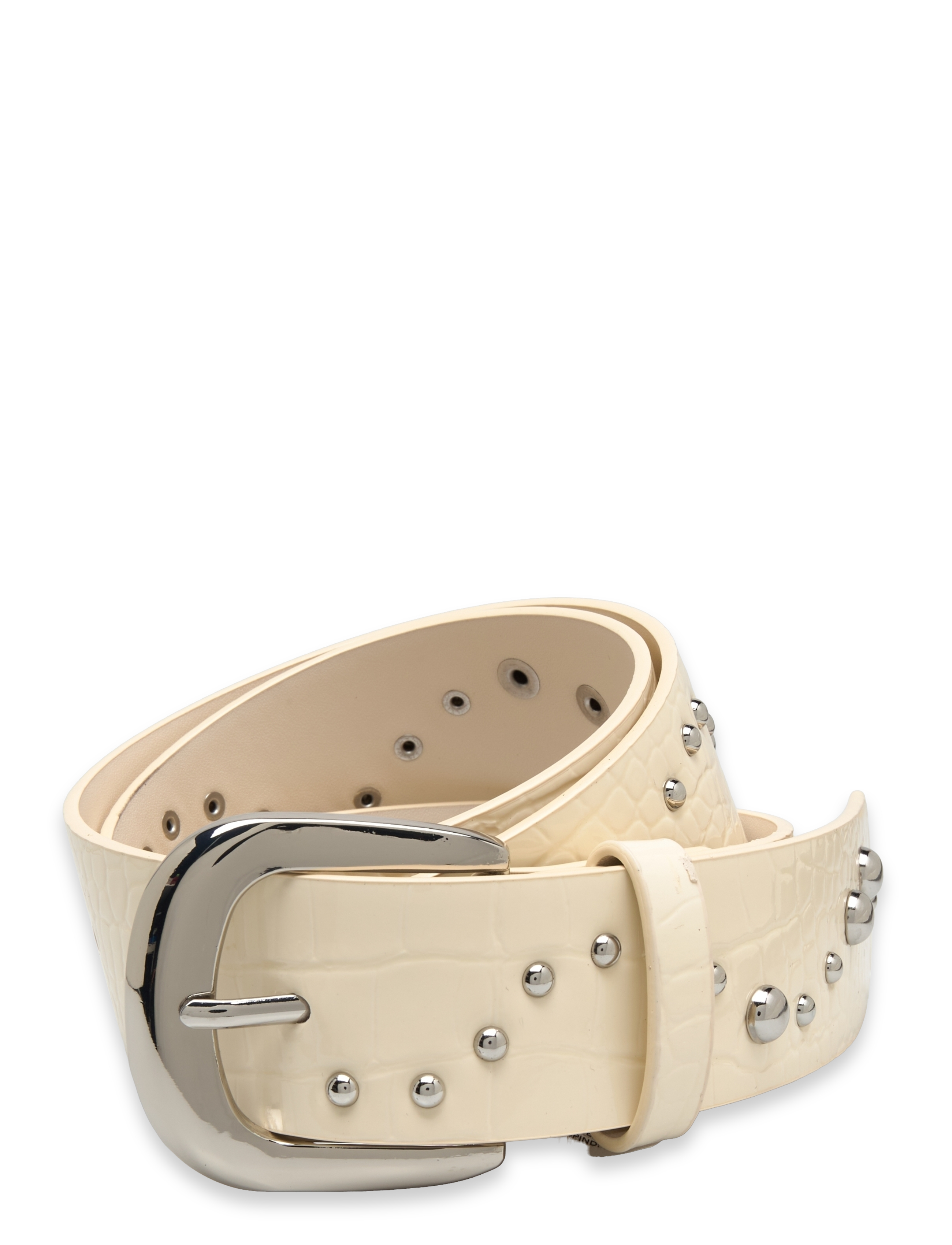 Monki Decorative Belt, L, Cream, Tilbehør > Bælter, Dame
