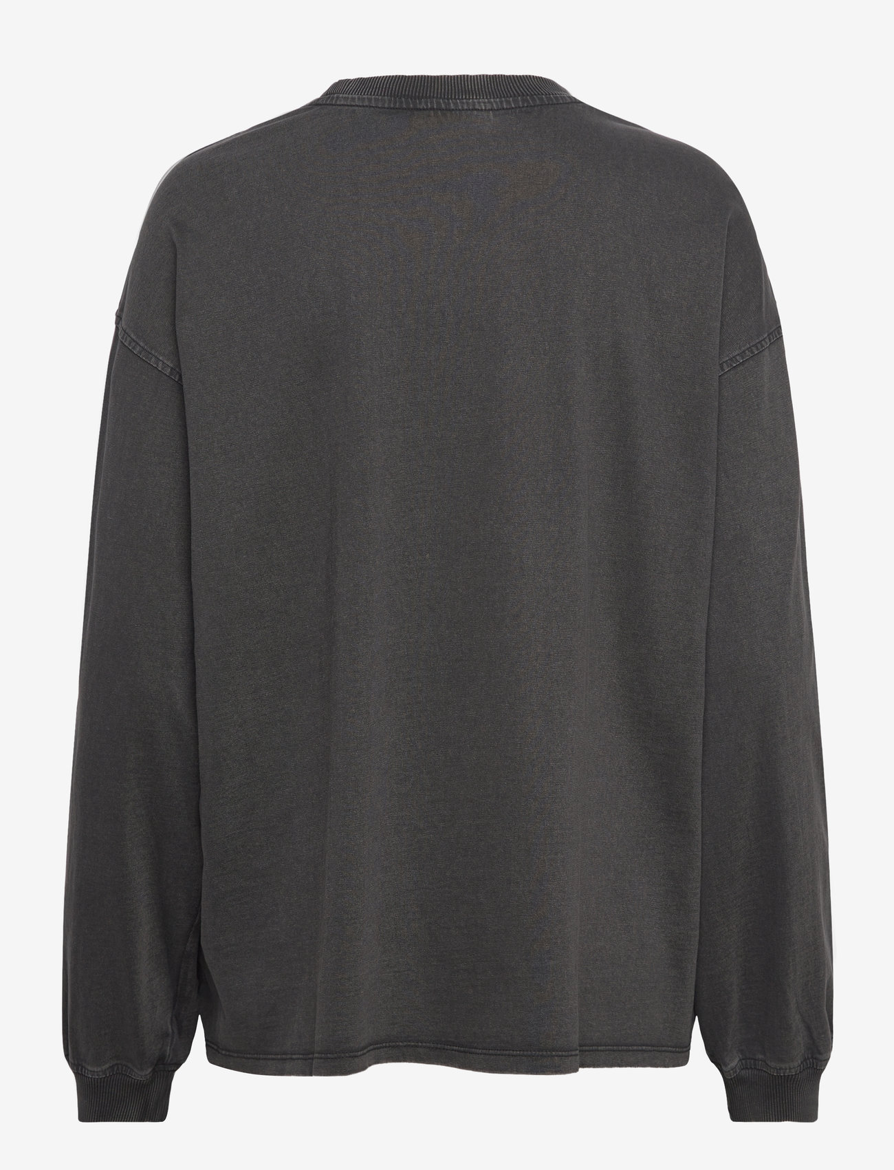 Monki - Oversized Long Sleeve T-shirt - vinsældir í tísku - black dark - 1