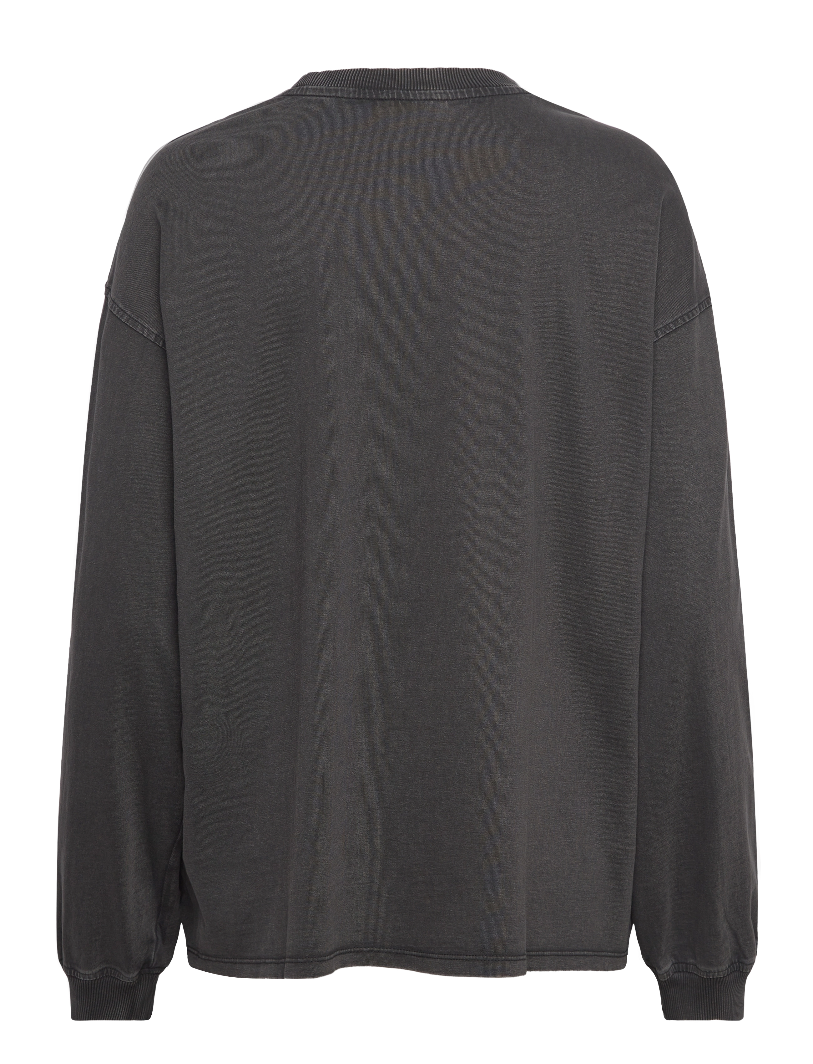 Monki - Oversized Long Sleeve T-shirt - modetrends - black dark - 1