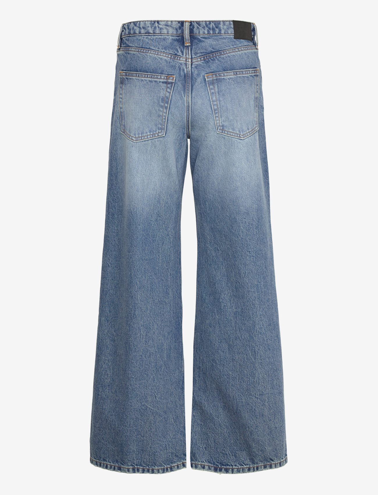 Monki - Paz Mid Wide Jeans - hosen mit weitem bein - blue medium dusty - 1