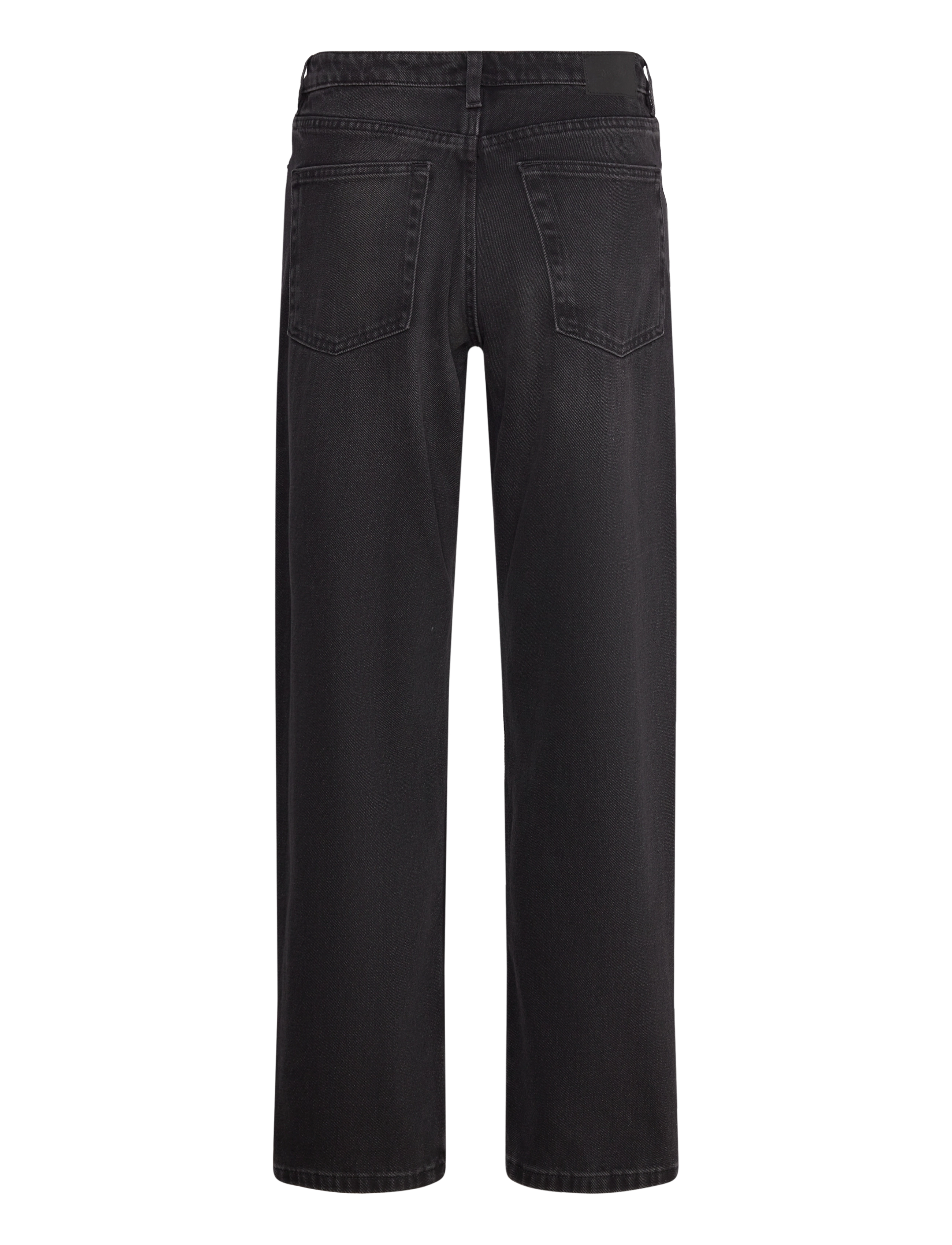 Monki - Aimo Mid Straight Jeans - straight jeans - black dark - 1