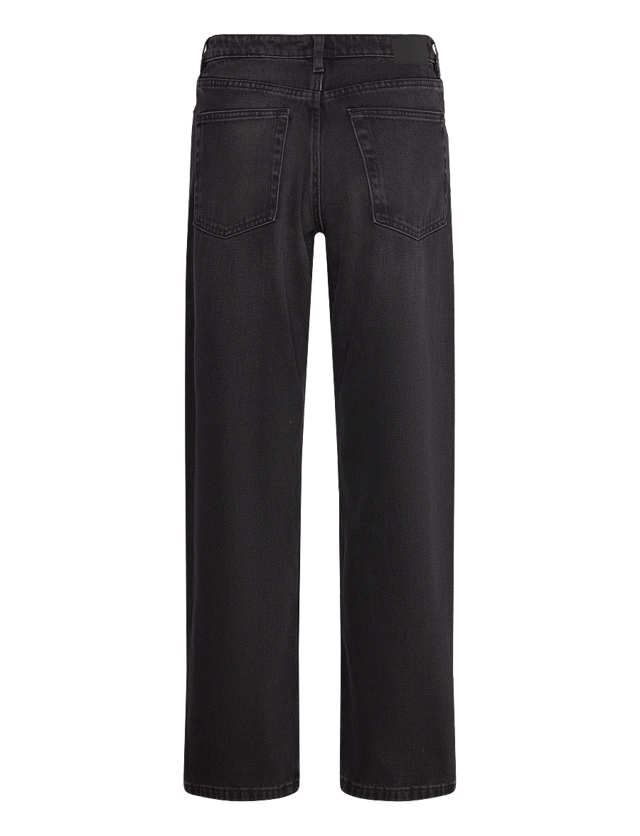 Monki - Aimo Mid Straight Jeans - raka jeans - black dark - 1