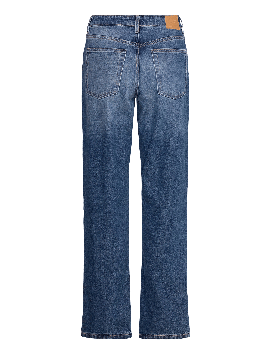 Monki - Aimo Mid Straight Jeans - gerade jeans - blue medium dusty - 1