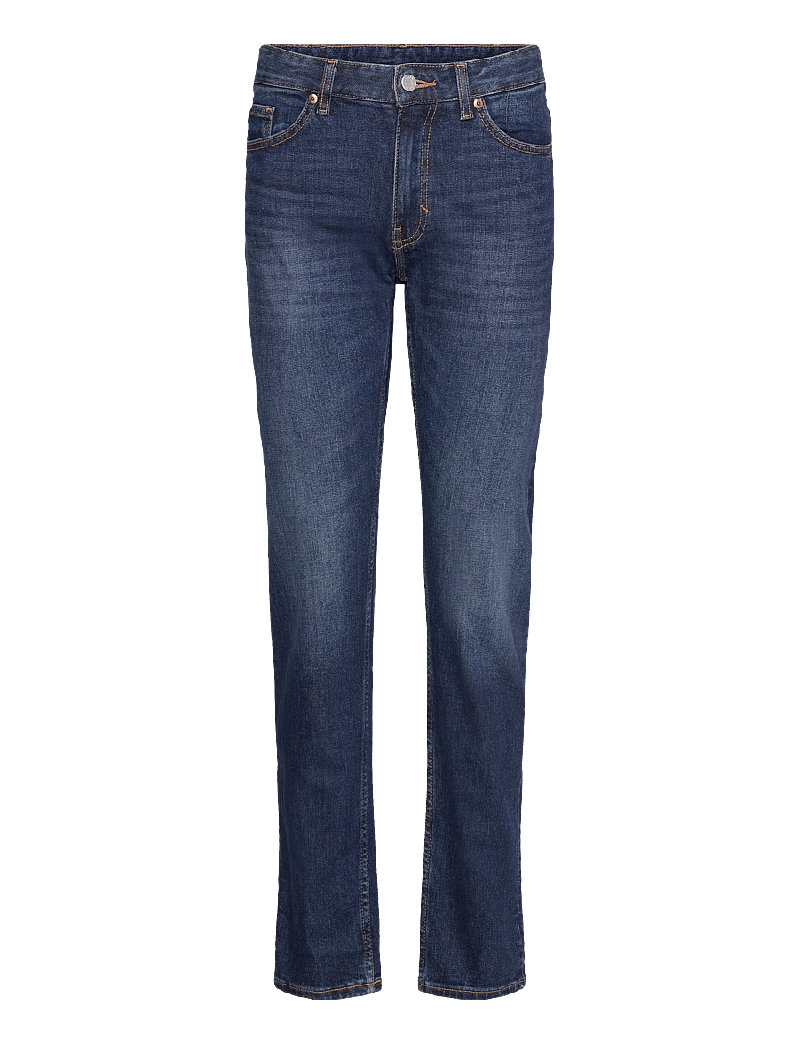 Monki - Ako Mid Slim Tapered Jeans - slim-fit-jeans - blue - 0