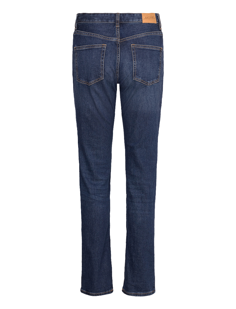 Monki - Ako Mid Slim Tapered Jeans - slim-fit-jeans - blue - 1