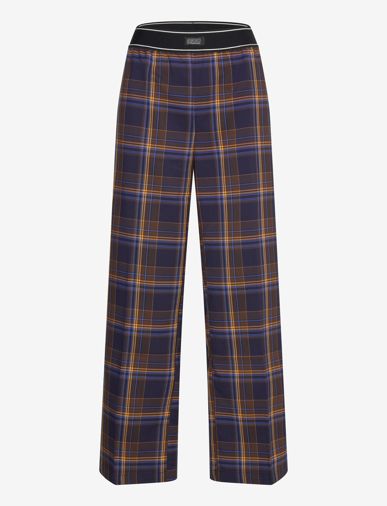 Monki - Loose Elastic Suiting Trousers - hosen mit weitem bein - blue dark - 0