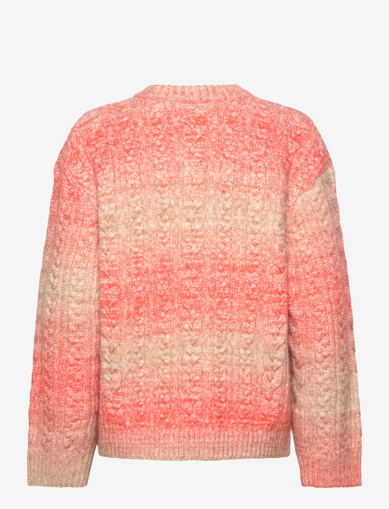 Monki - Cable knitted sweater - sviitrid - orange bright - 1