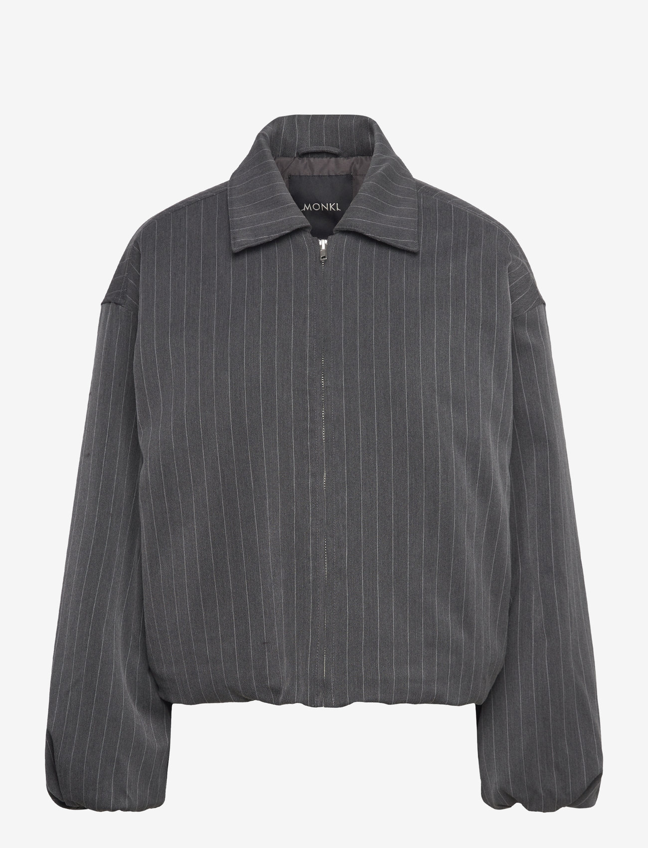 Monki - Padded Suiting Bomber Jacket - frühlingsjacken - grey dark - 0