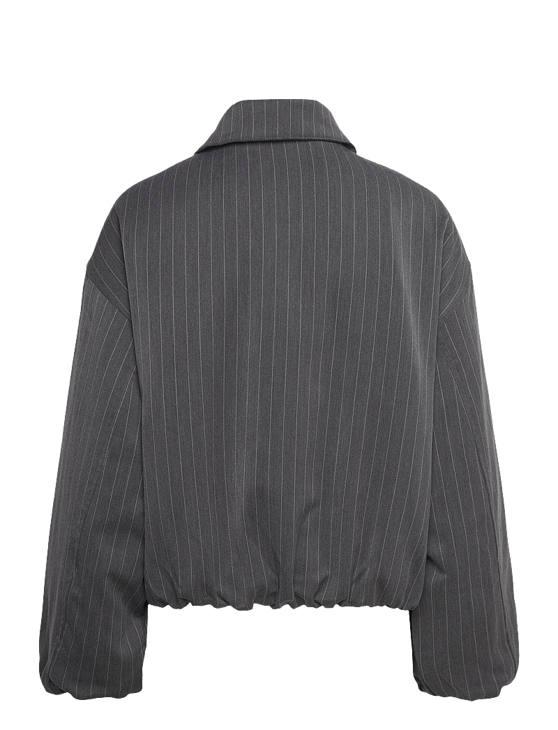 Monki - Padded Suiting Bomber Jacket - frühlingsjacken - grey dark - 1