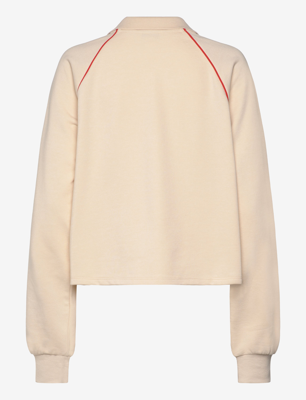 Monki - Sporty Boxy Terry Sweatshirt - mode trends - beige dusty light - 1