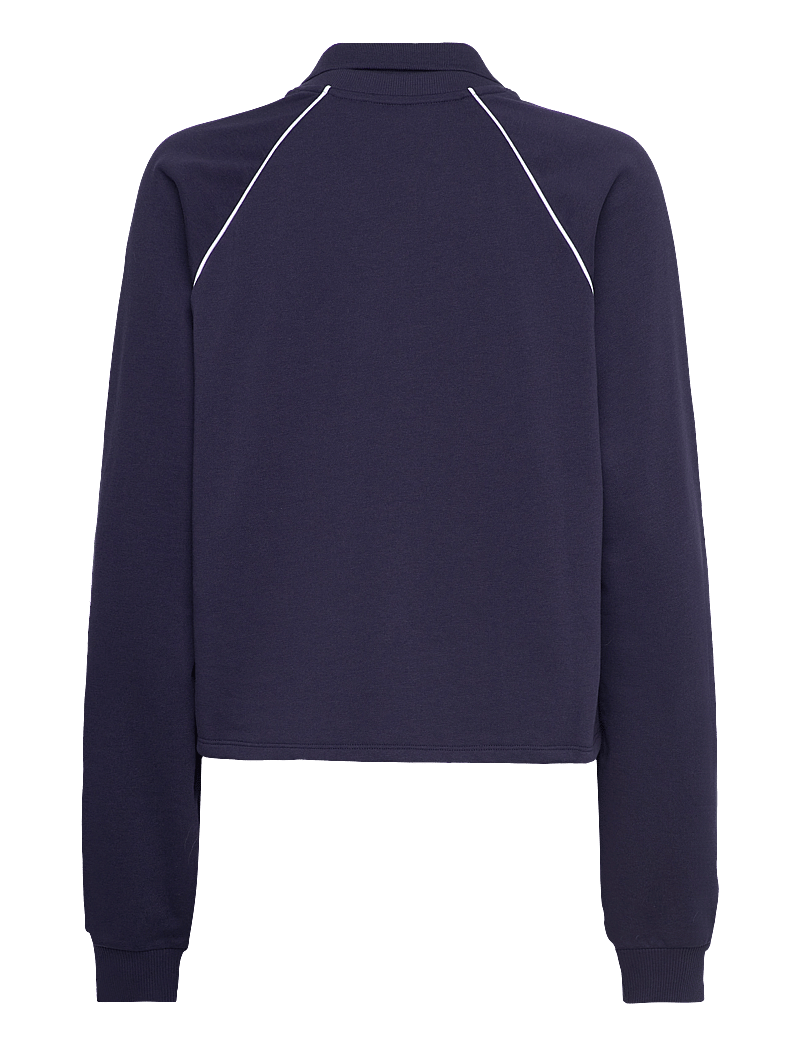 Monki - Sporty Boxy Terry Sweatshirt - dressipluusid - blue dark - 1
