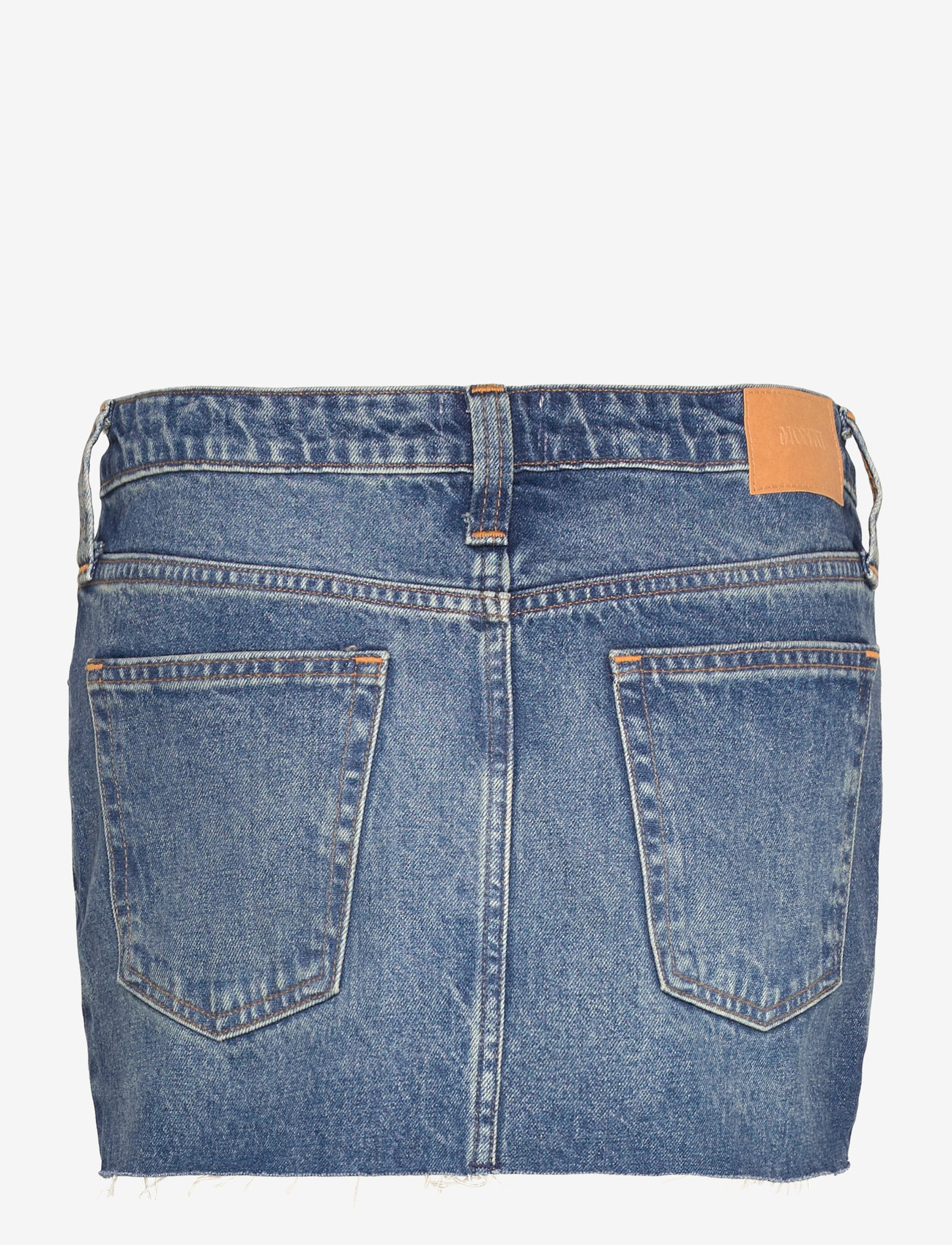 Monki - LOW WAIST MINI SKIRT - jeanskjolar - blue medium dusty - 1