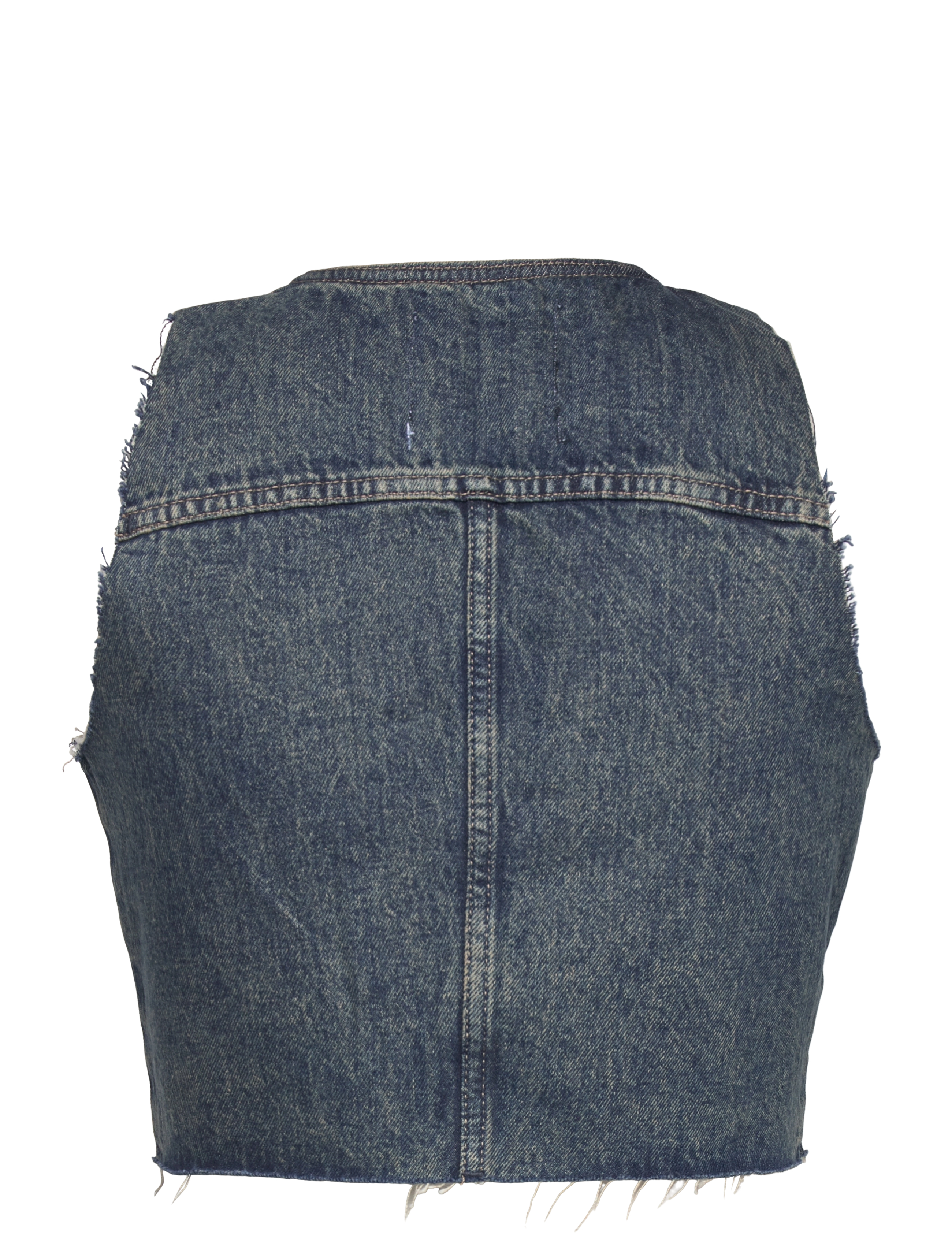 Monki - CROPPED VEST - gallavesti - blue medium dusty - 1