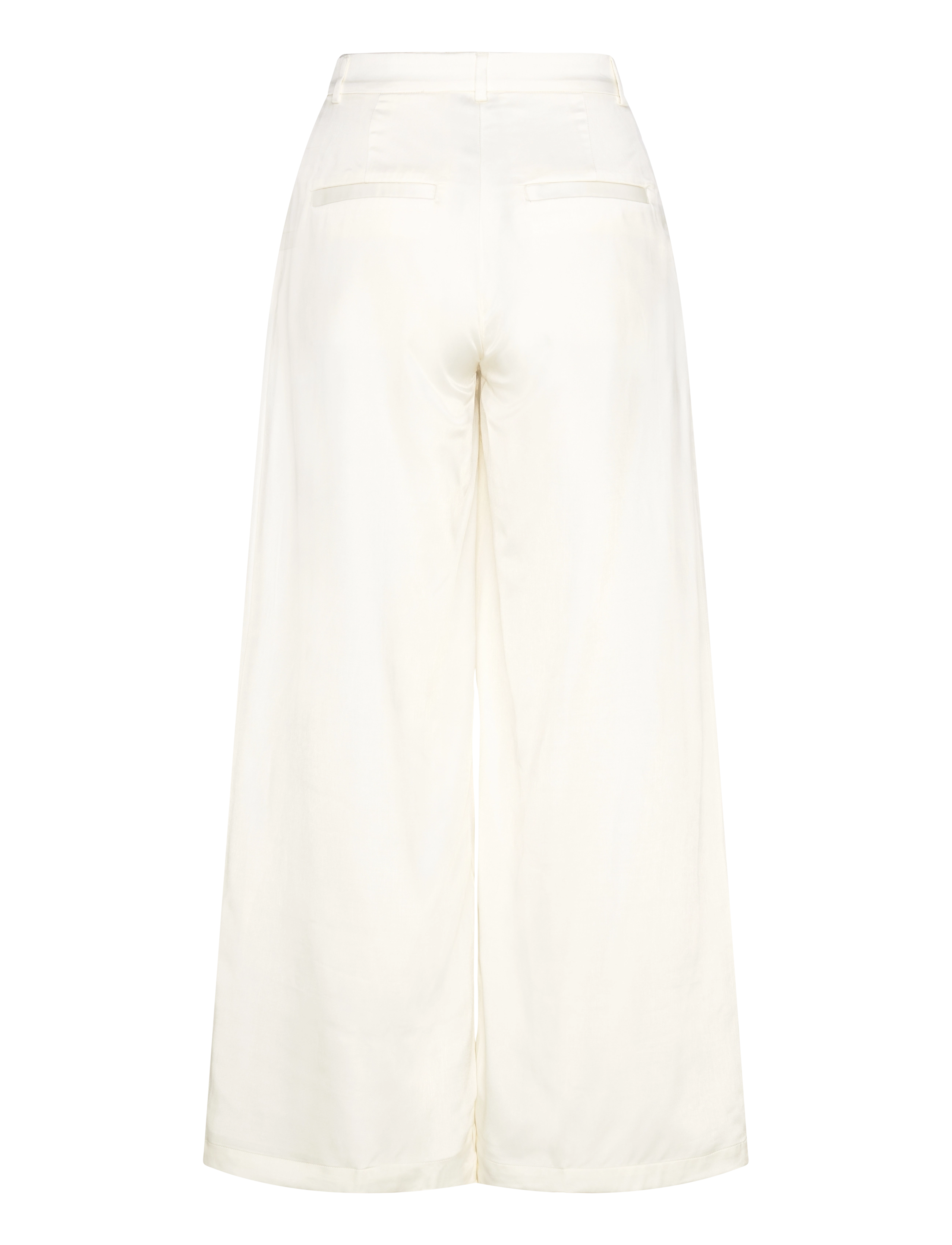 Monki - Pleated High Waist Wide Leg Suiting Trousers - white light - 1