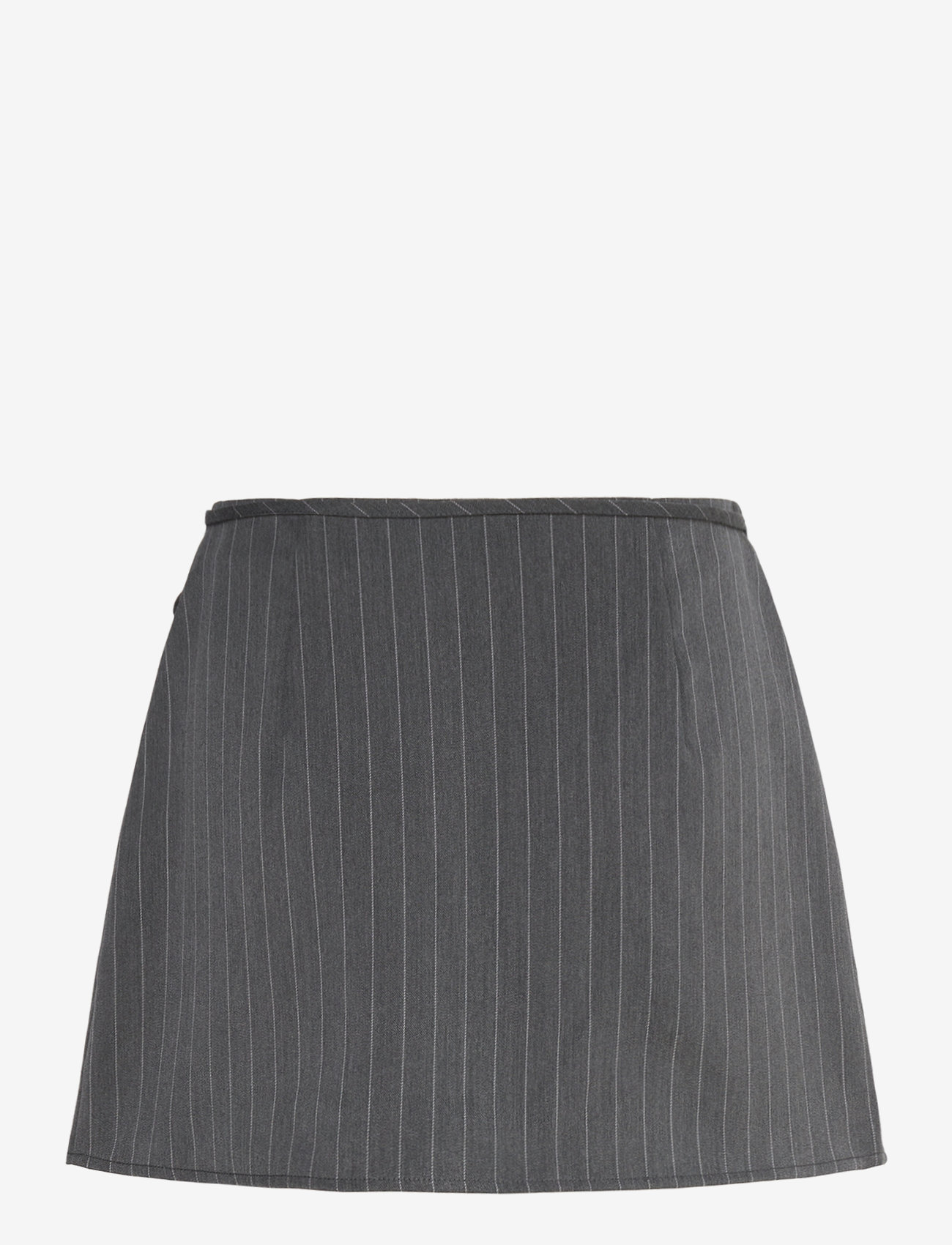 Monki - Mini Wrap Skirt - wickelröcke - grey melange dark - 1