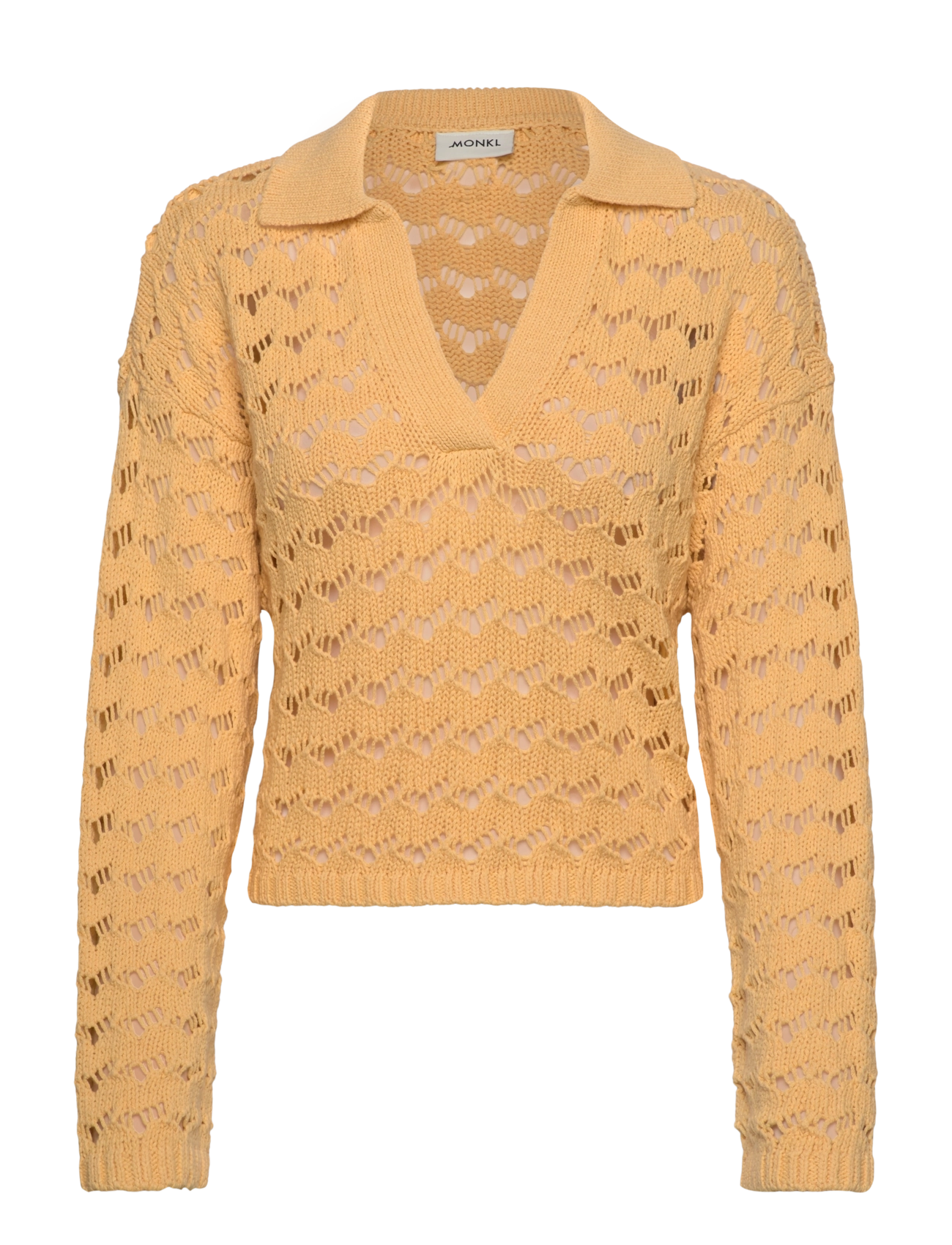 Monki Loose Open-Knit Sweater, XXS, Knitwear, Gelb - Jumpers, Frauen