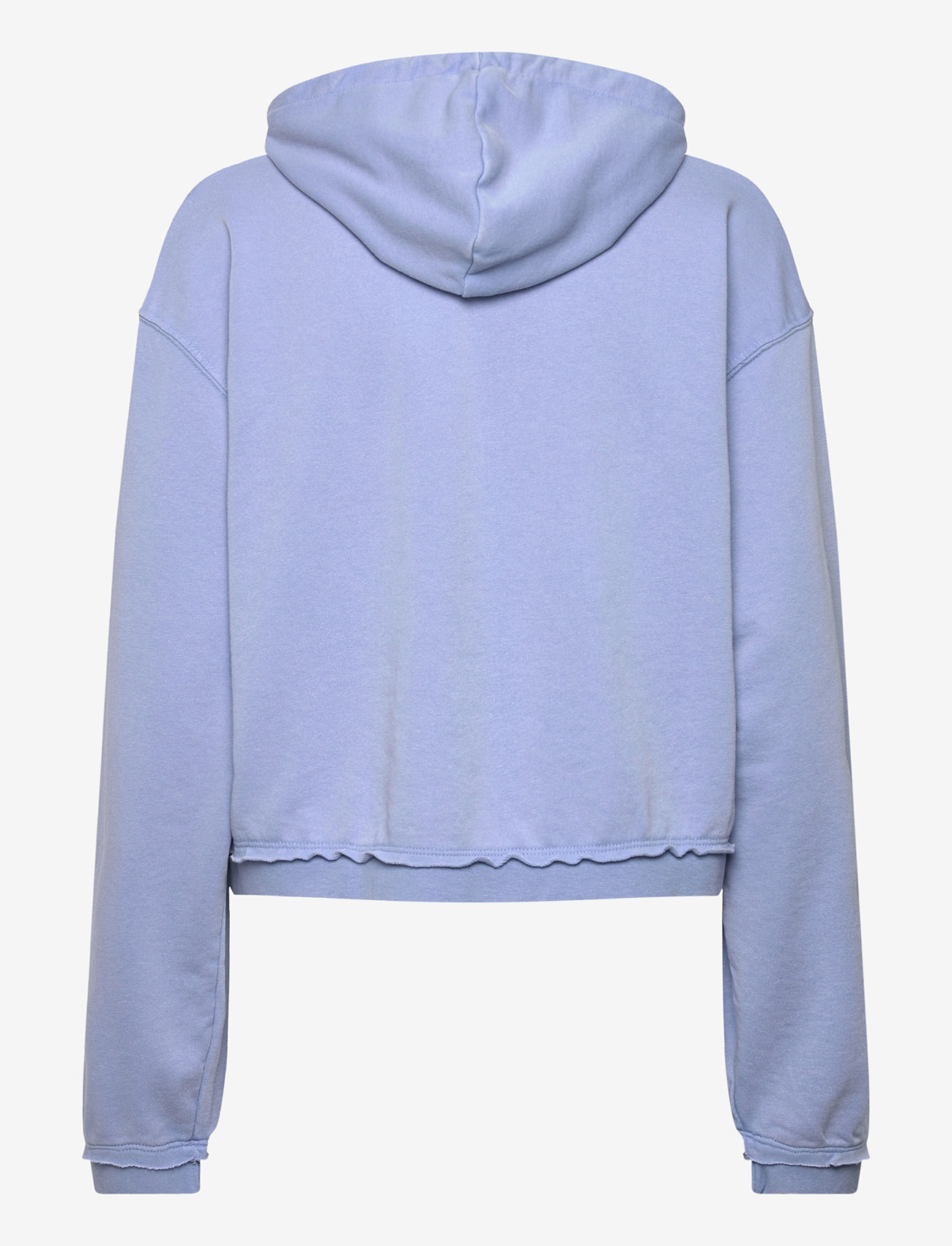 Monki - Cropped Terry Pyjama Hoodie - kapuutsiga dressipluusid - blue medium - 1