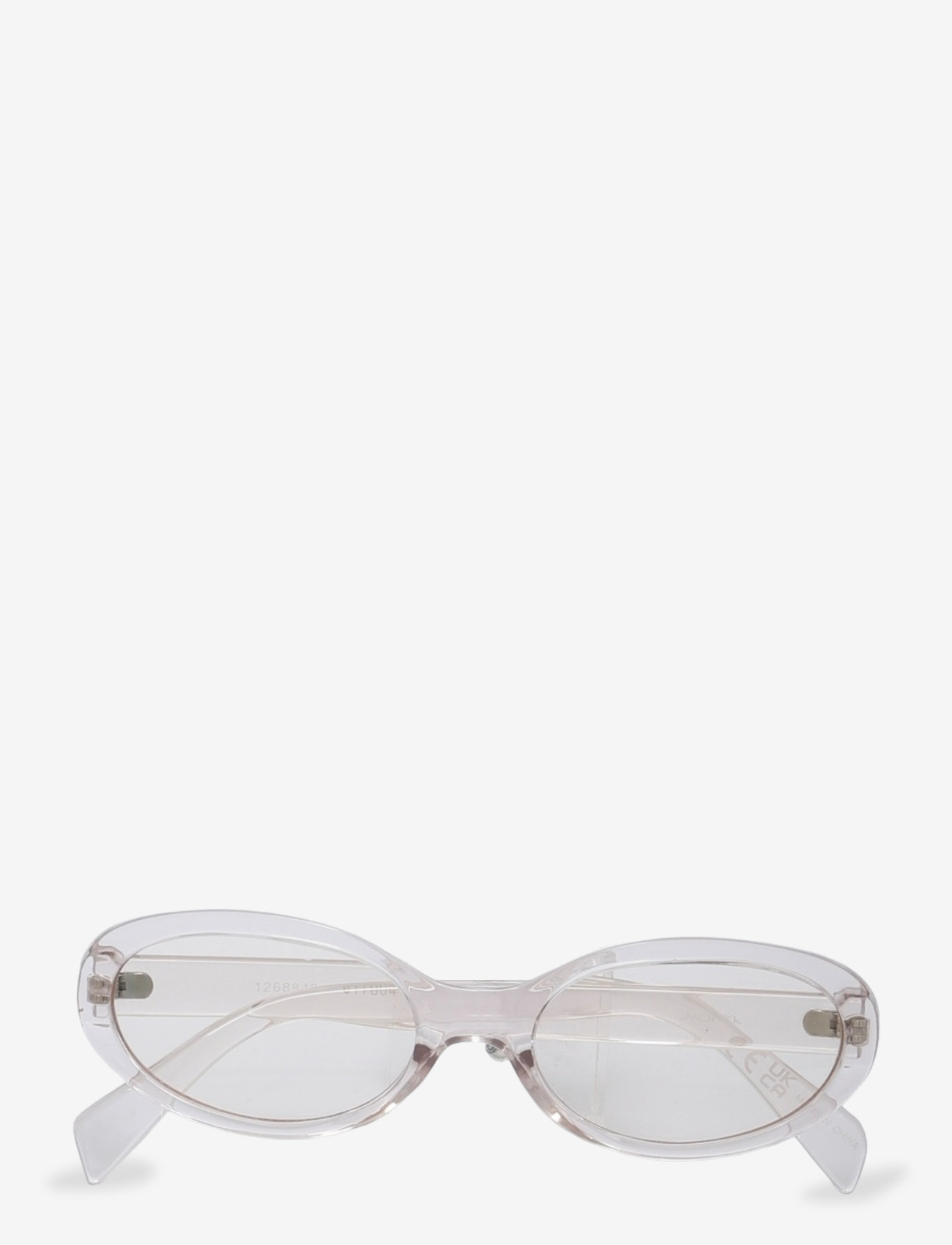 Monki - Slim Oval Tinted Sunglasses - rund form - beige dusty light - 0