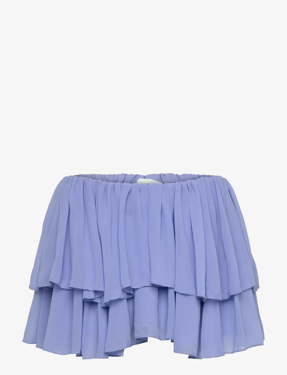 Monki - Frilled Mini Skirt - miniseelikud - blue medium - 0
