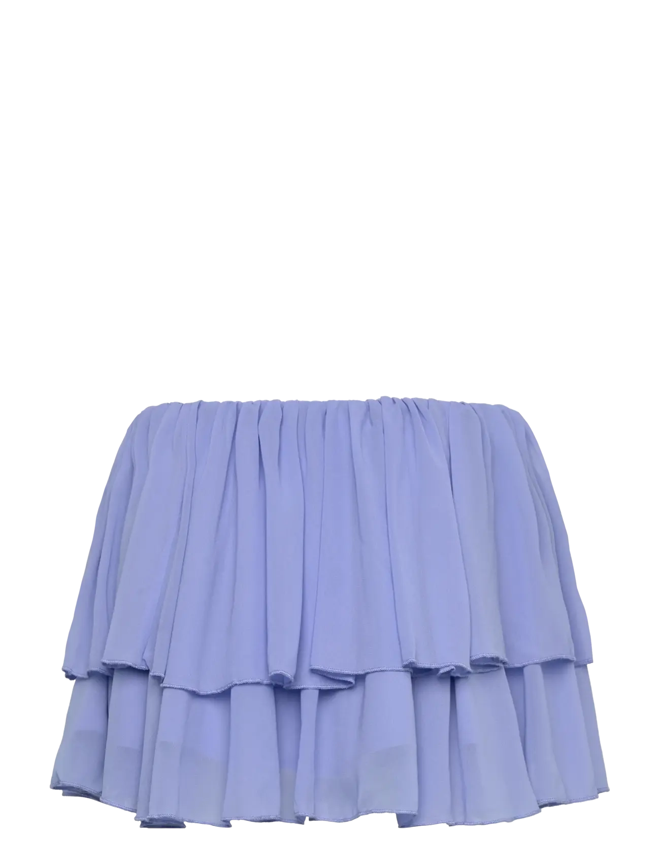 Monki - Frilled Mini Skirt - Īsi svārki - blue medium - 1