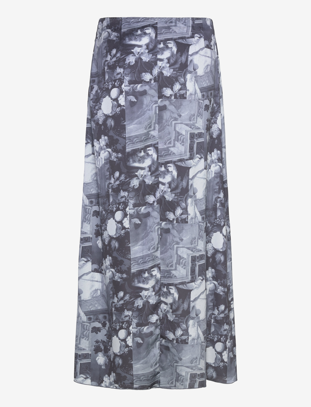 Monki - Long maxi skirt - maxikjolar - grey dark - 1