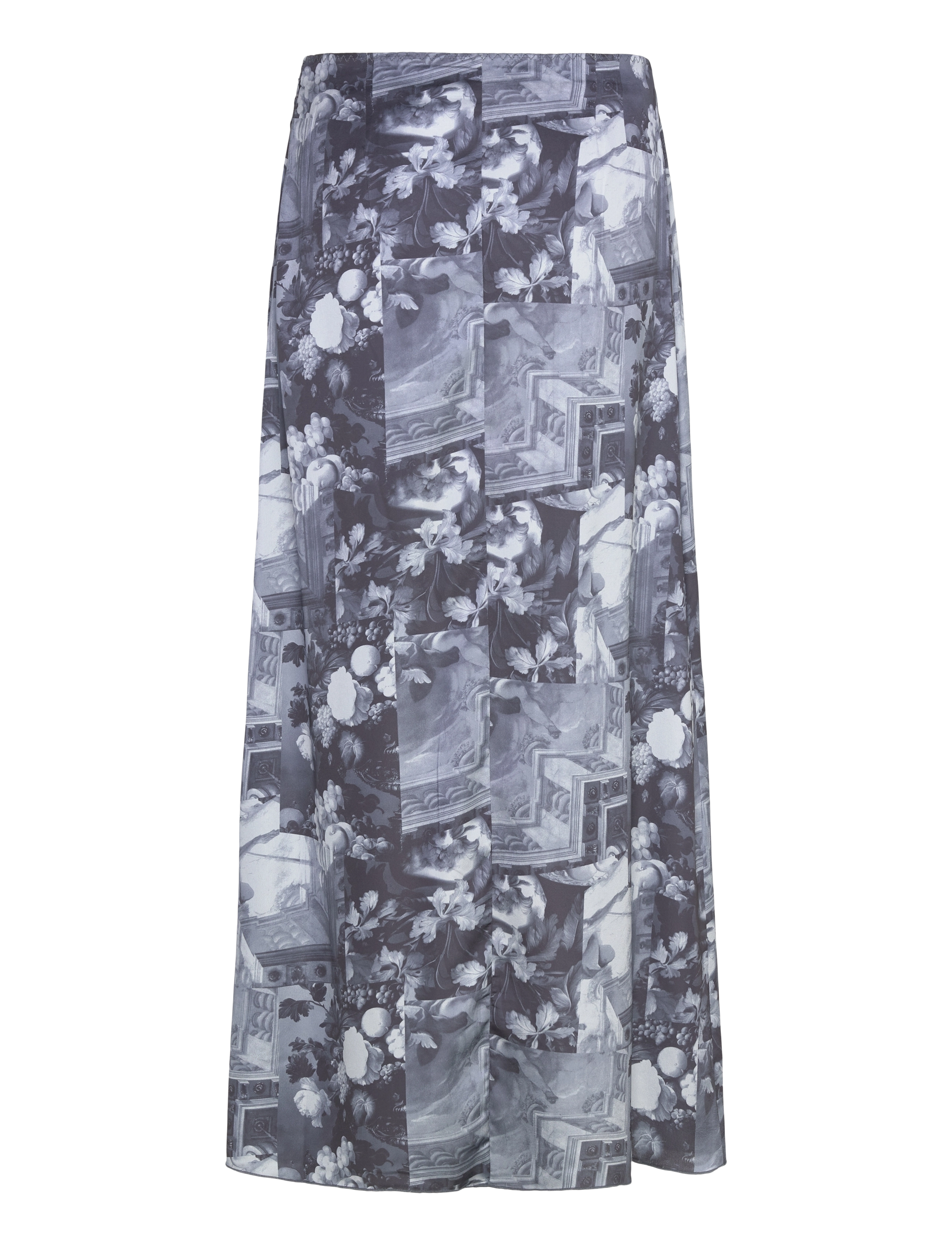 Monki - Long maxi skirt - maxi röcke - grey dark - 1