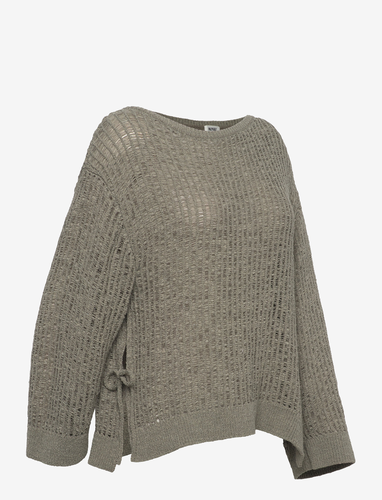 Monki Loose Open-knit Side Slit Sweater (MNK1273039) - Jumpers