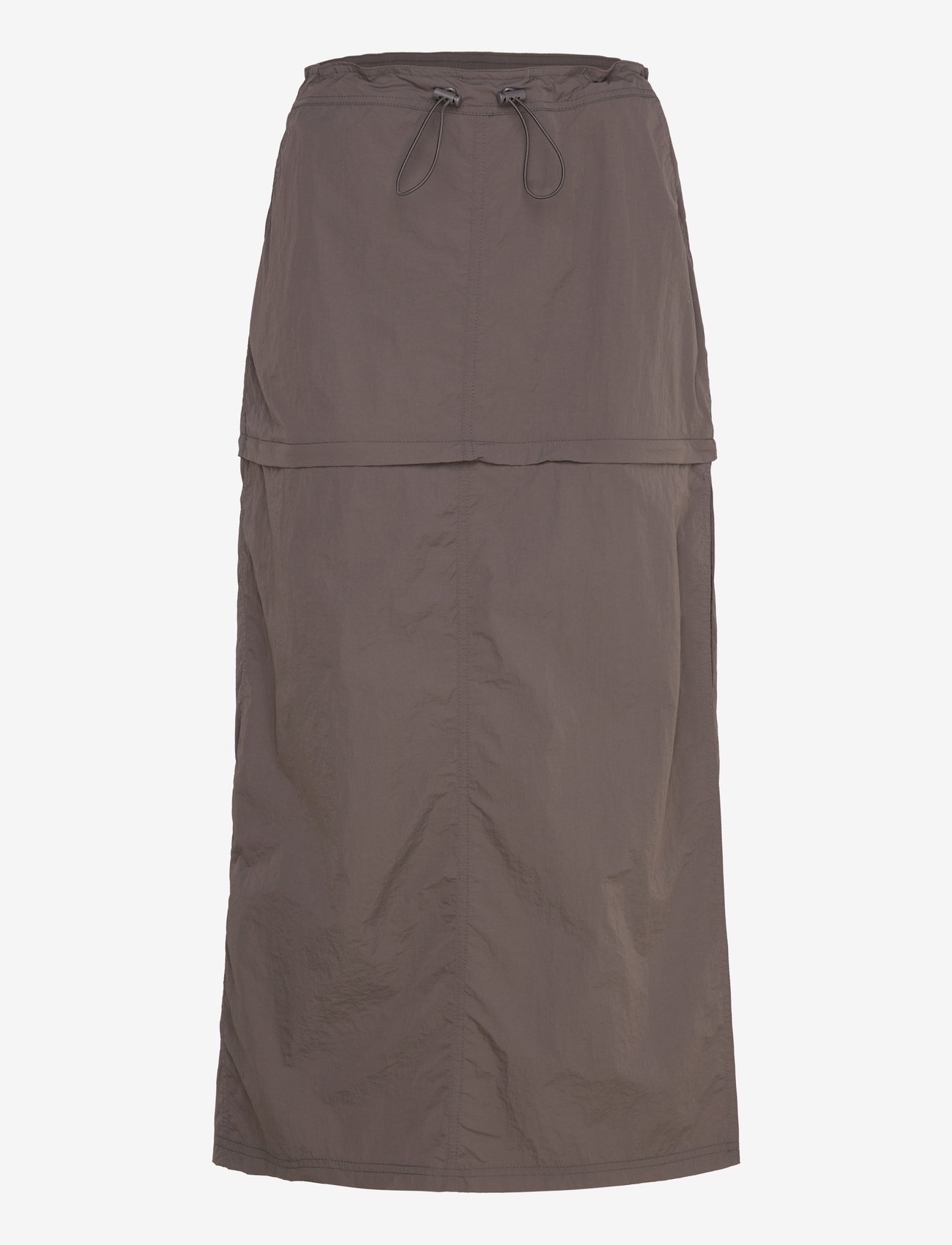 Monki - Maxi cargo skirt - maxi röcke - grey dark - 0