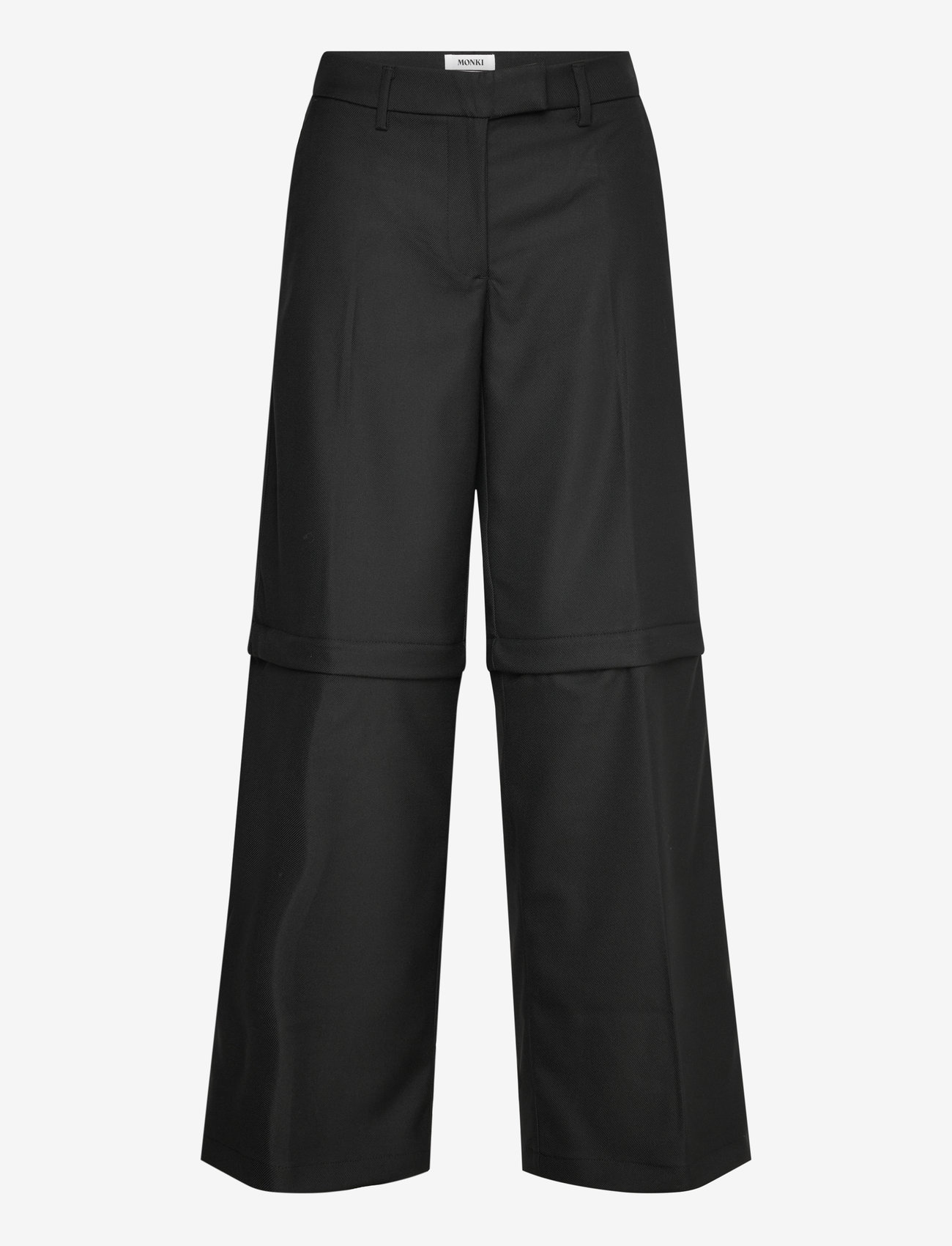 Monki - Zip-off trousers - chinos - black dark - 0