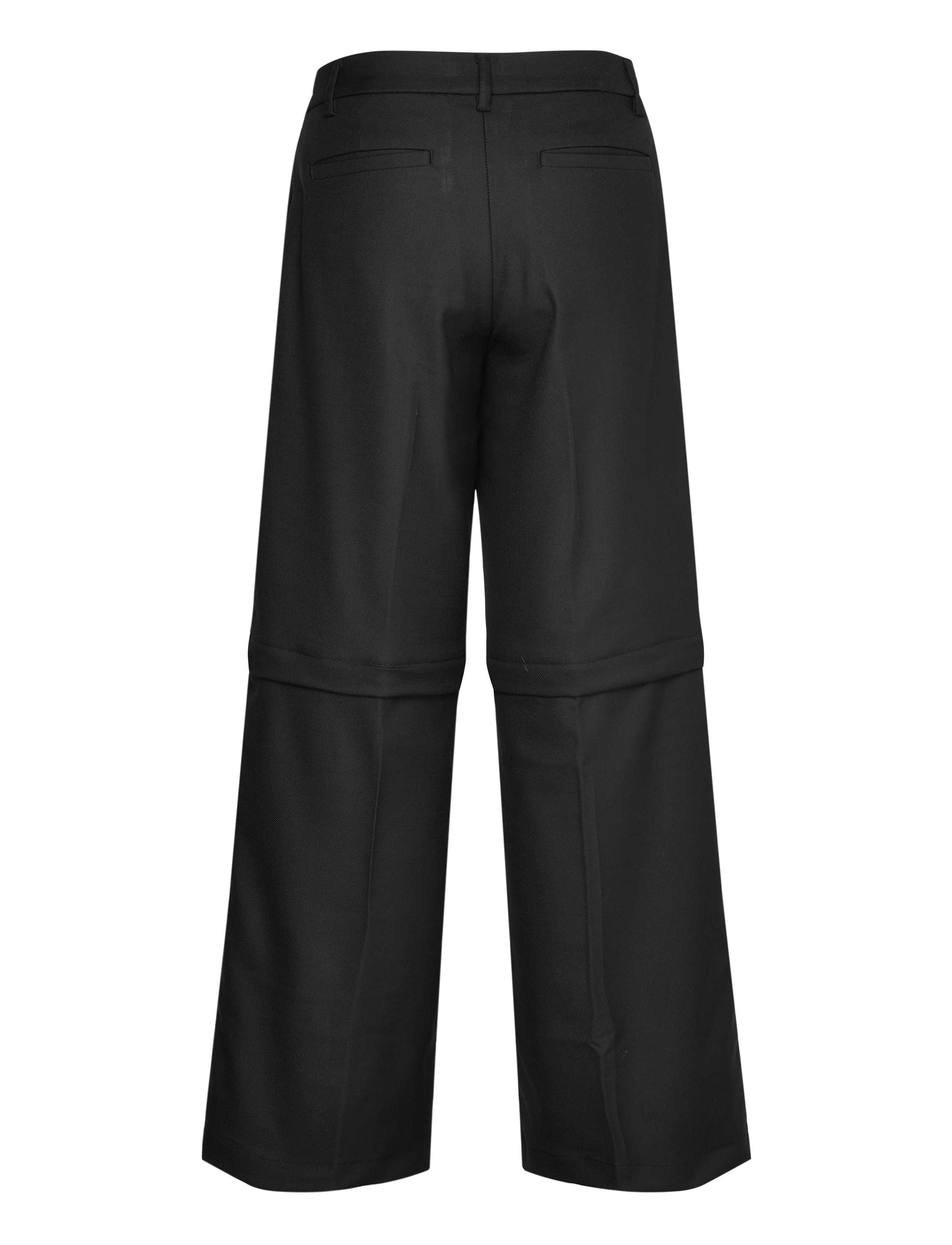 Monki - Zip-off trousers - chinos - black dark - 1