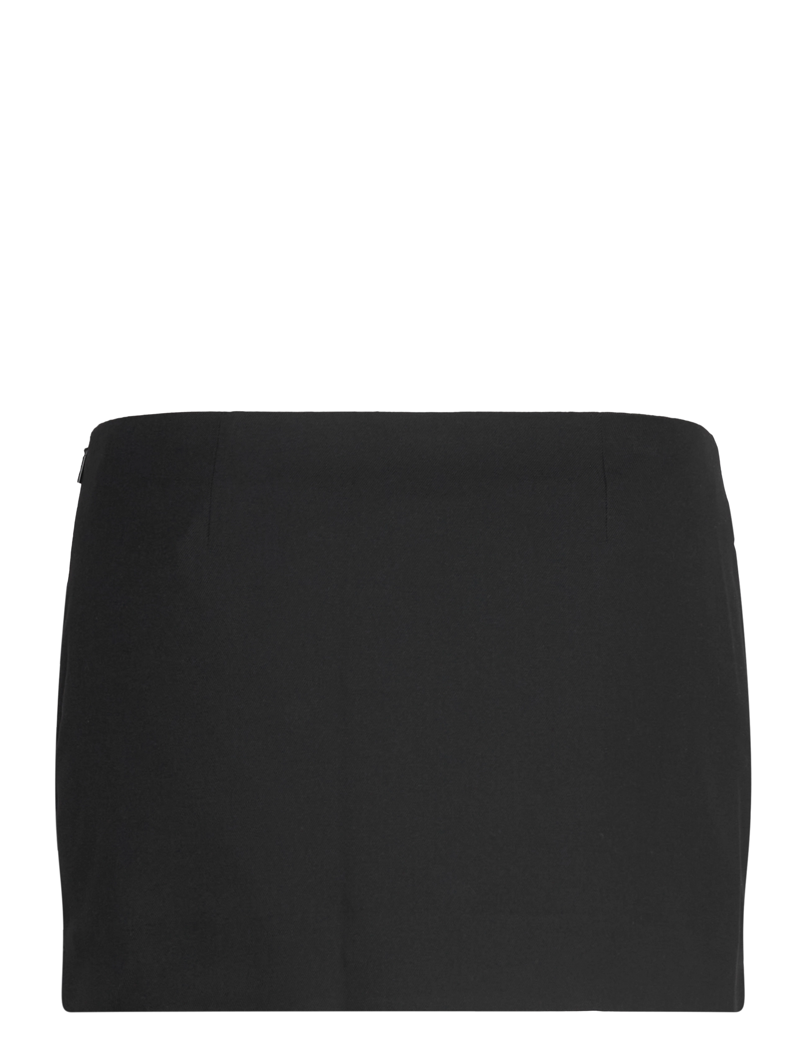 Monki - Low Waisted Mini Suiting Skirt - short skirts - black dark - 1