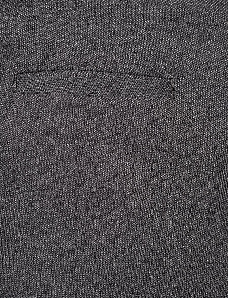 Monki - Low Waisted Mini Suiting Skirt - kurze röcke - grey dark - 2