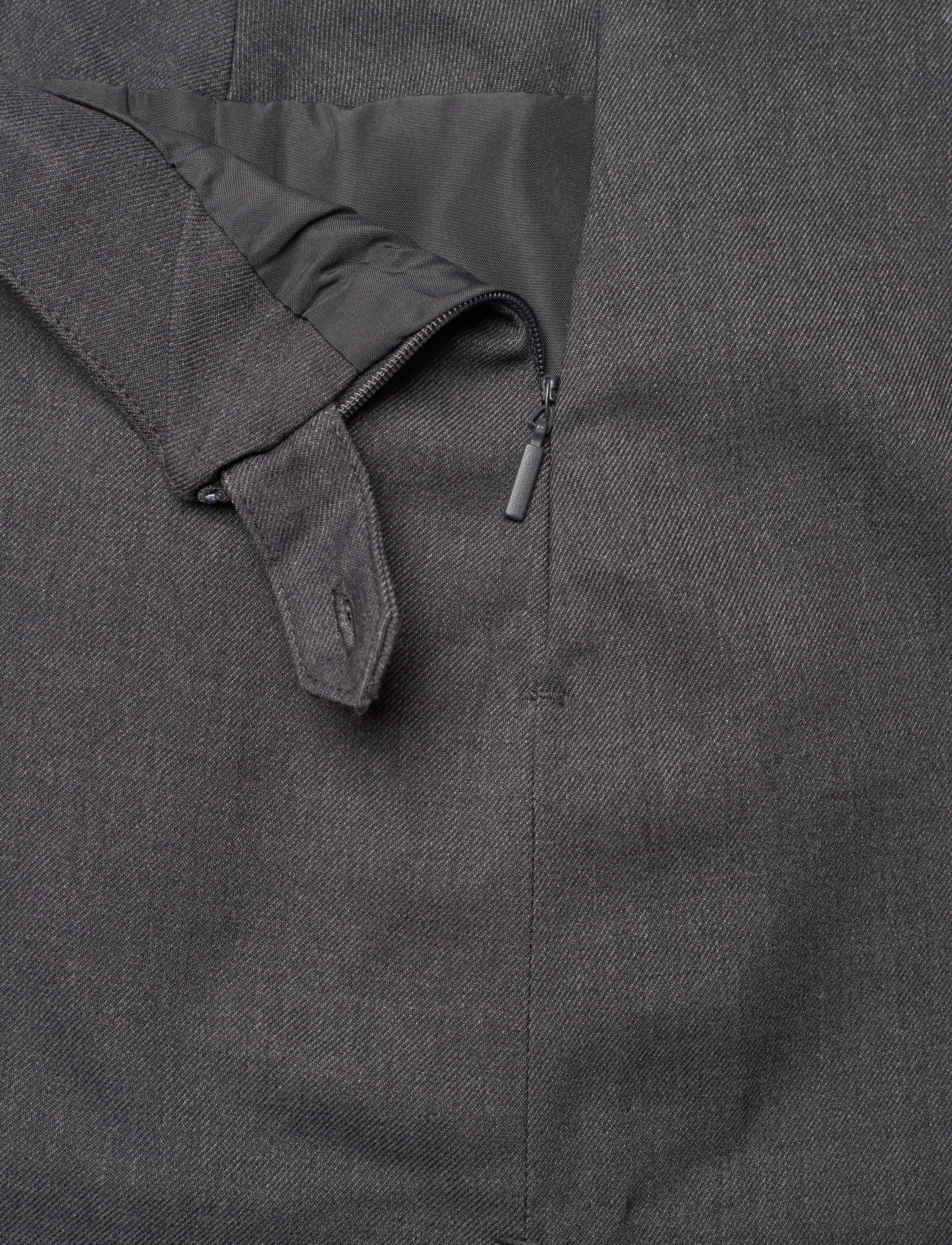 Monki - Low Waisted Mini Suiting Skirt - korta kjolar - grey dark - 3