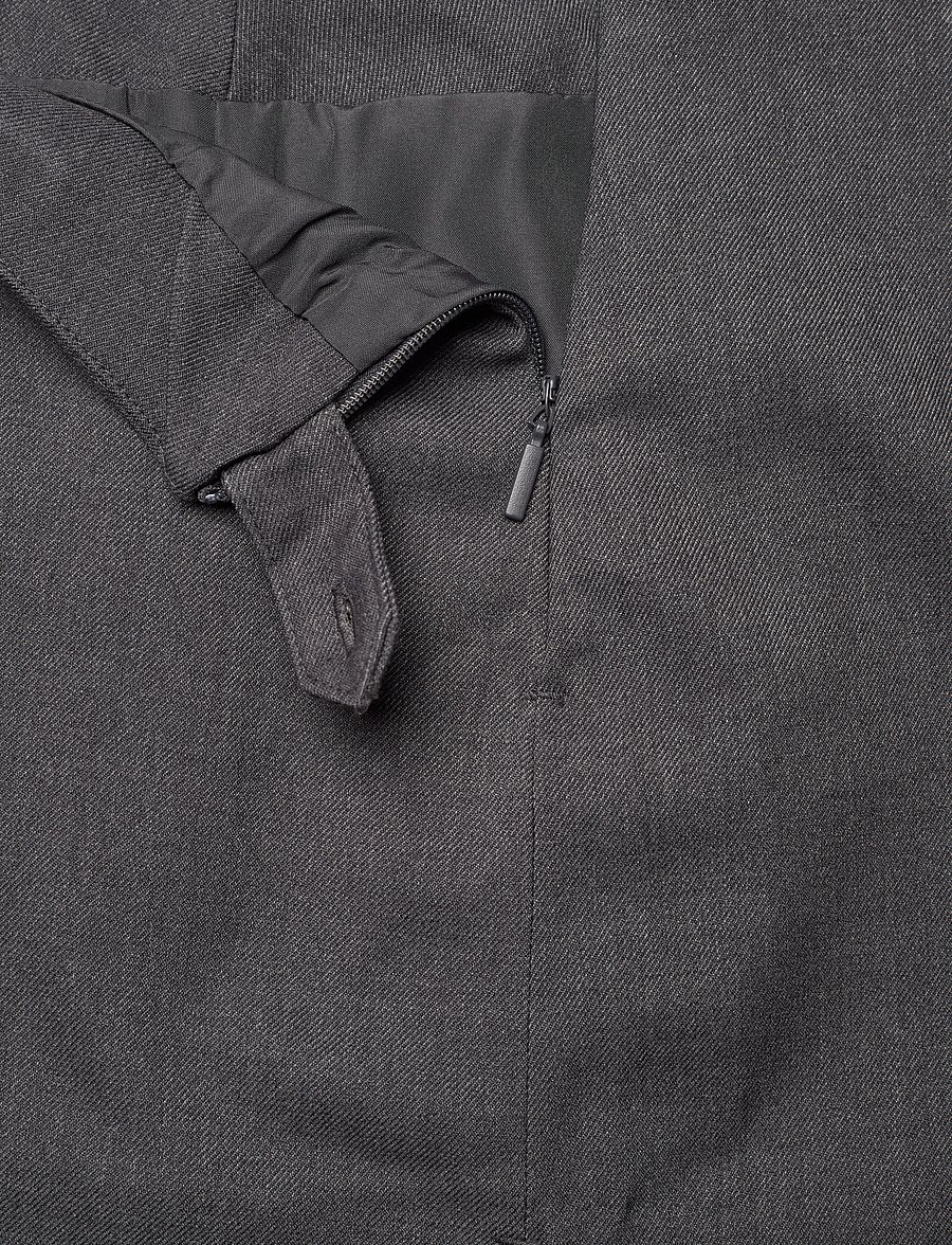 Monki - Low Waisted Mini Suiting Skirt - kurze röcke - grey dark - 3