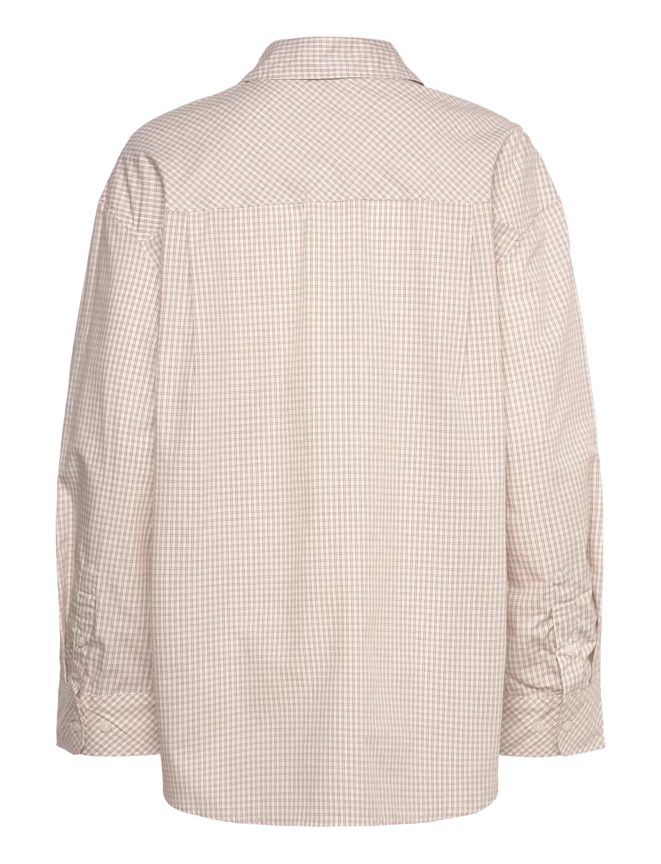 Monki - Long-Sleeved Oversized Poplin Shirt - langärmlige hemden - white light - 1