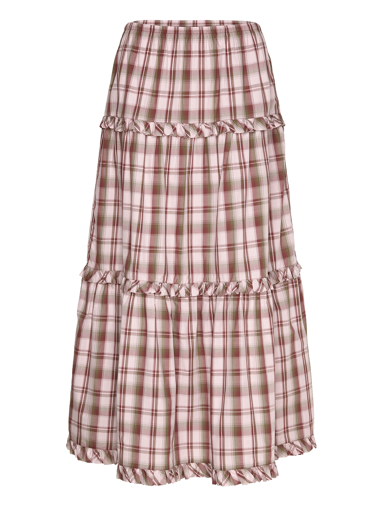 Monki - Ruffled Tiered Cotton Skirt