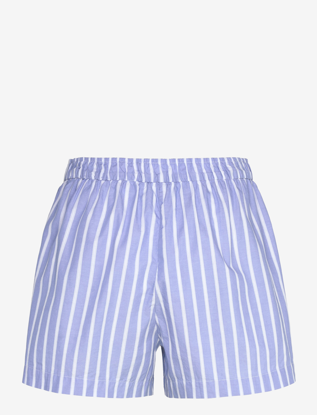 Monki - Relaxed Cotton Boxer Shorts - rennot shortsit - blue medium - 1