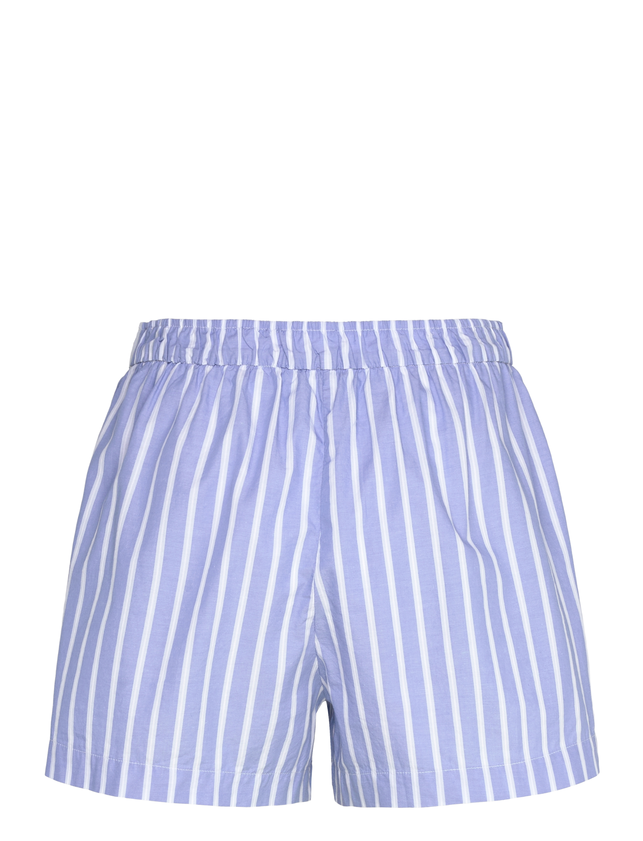 Monki - Relaxed Cotton Boxer Shorts - casual shorts - blue medium - 1