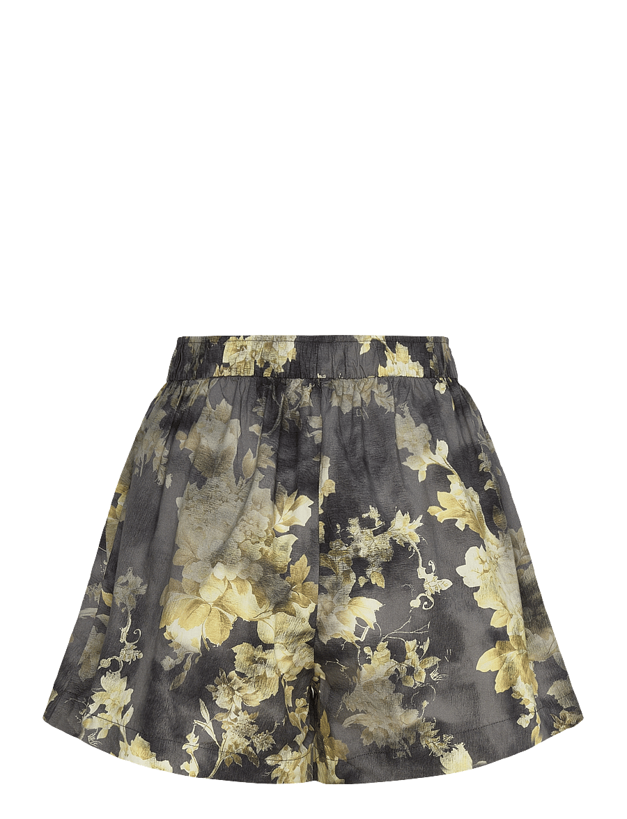 Monki - Relaxed Cotton Boxer Shorts - casual shorts - grey dark - 1