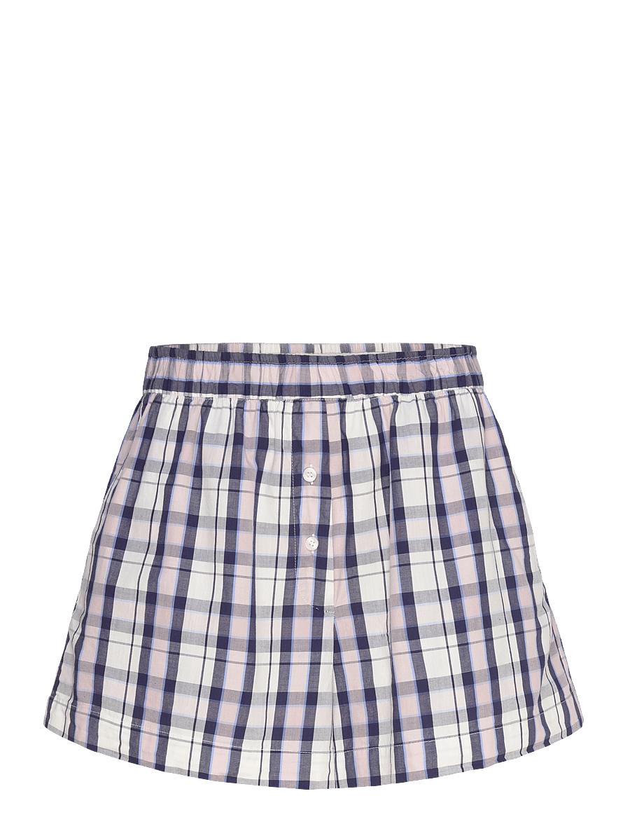 Monki - Relaxed Cotton Boxer Shorts - vabaaja lühikesed püksid - white light - 0