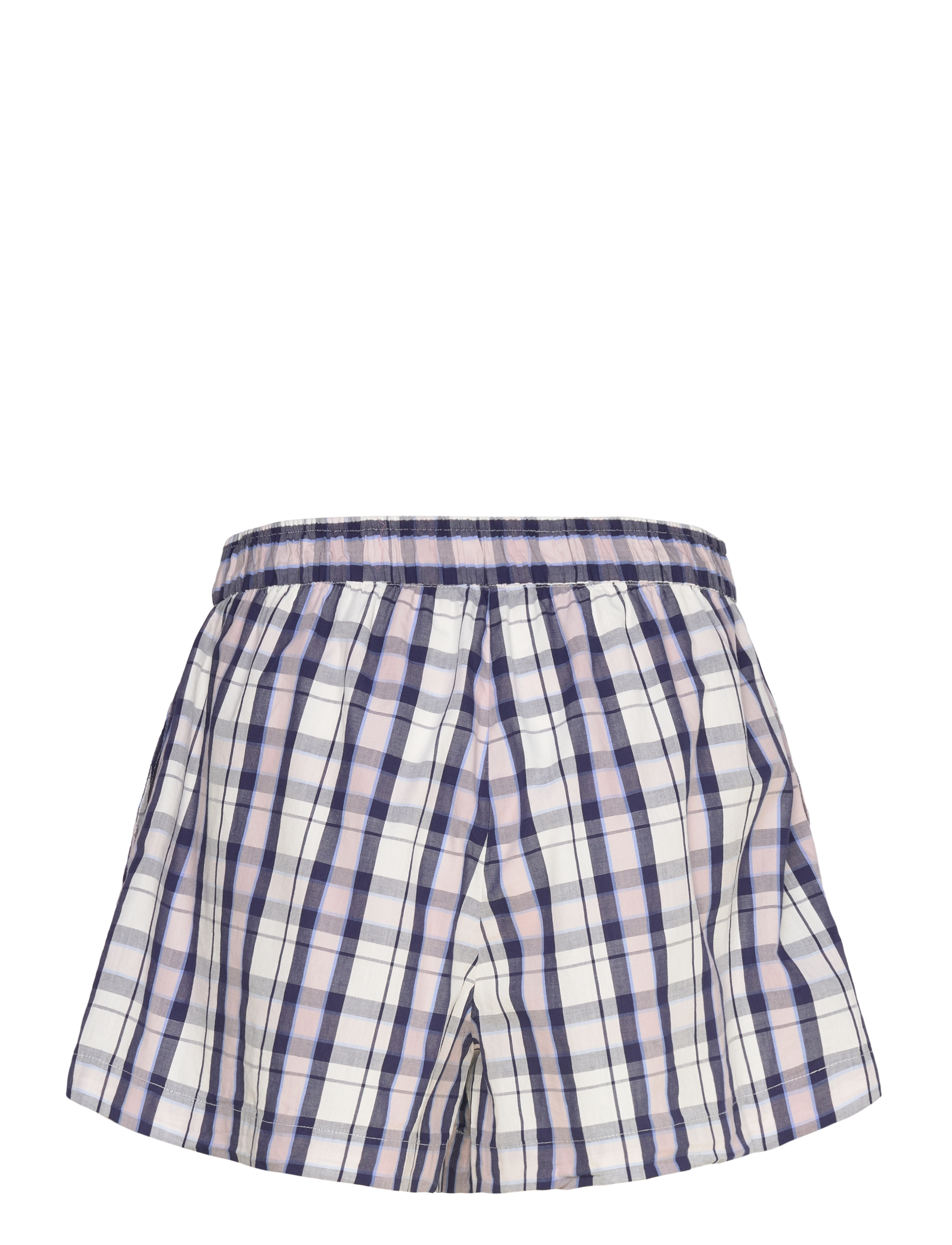 Monki - Relaxed Cotton Boxer Shorts - casual shorts - white light - 1