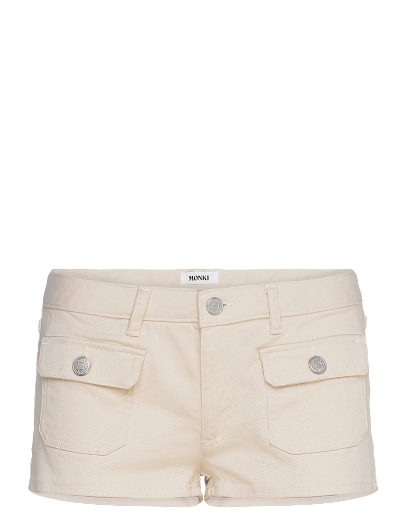 Monki - Mini shorts - jeansshorts - beige dusty light - 0